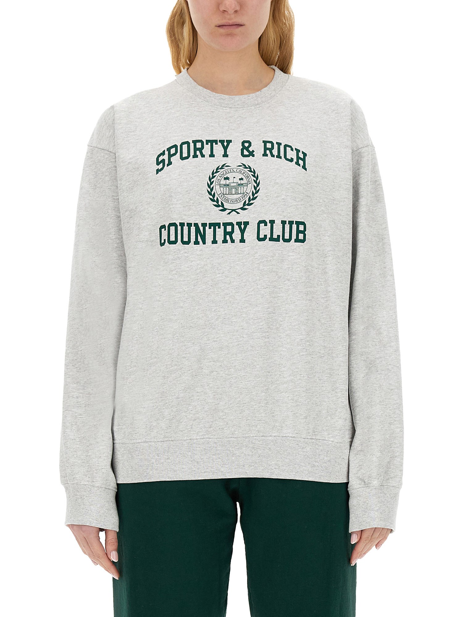 Sporty & Rich sporty & rich sweatshirt with logo