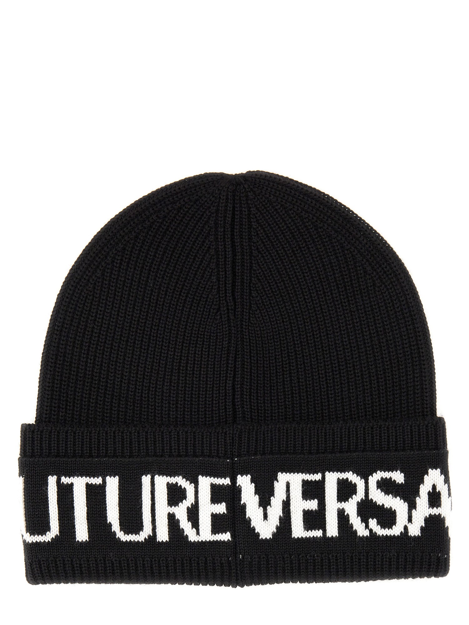 Versace Jeans Couture versace jeans couture beanie hat with logo