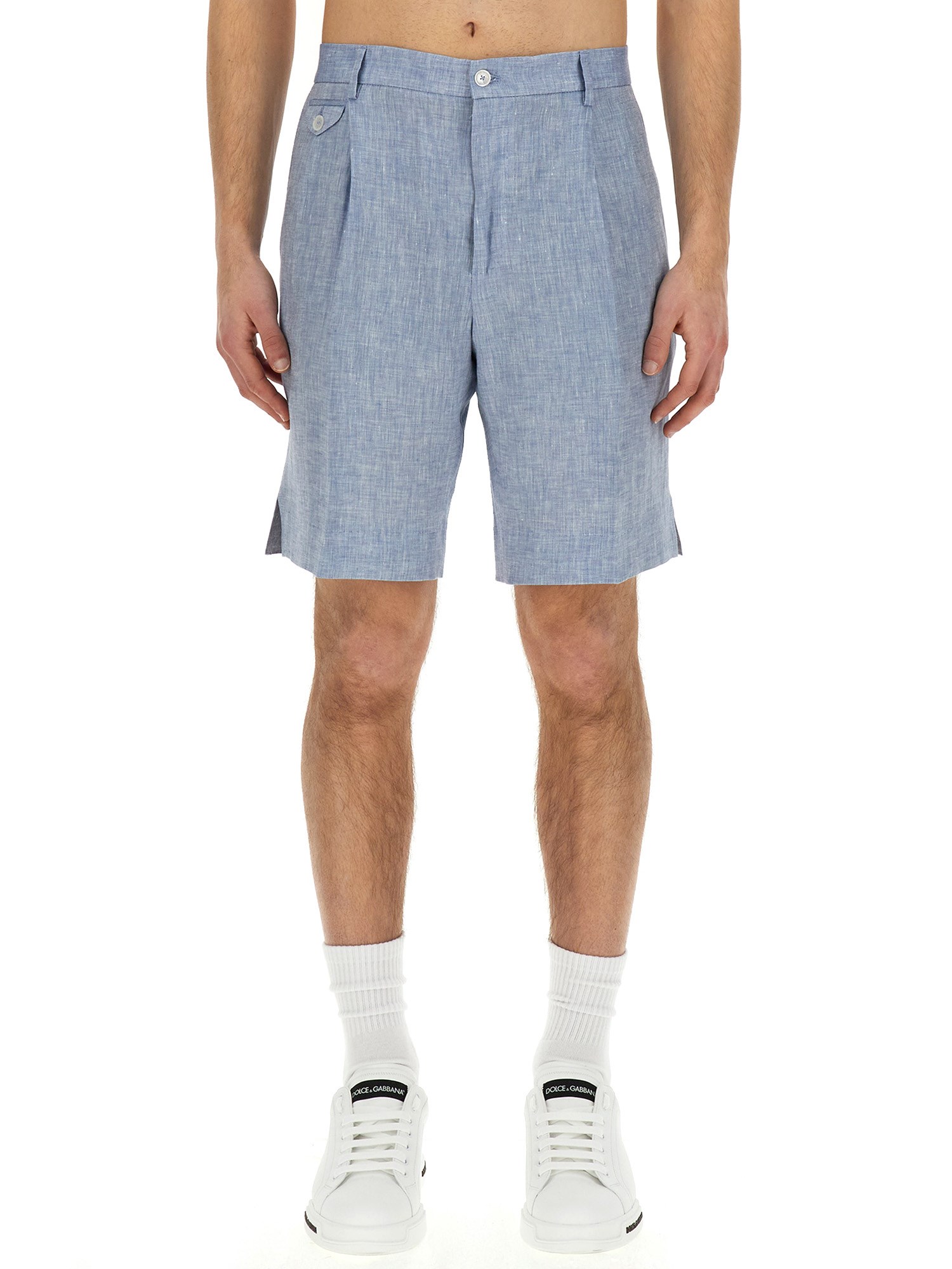 Dolce & Gabbana dolce & gabbana linen bermuda shorts