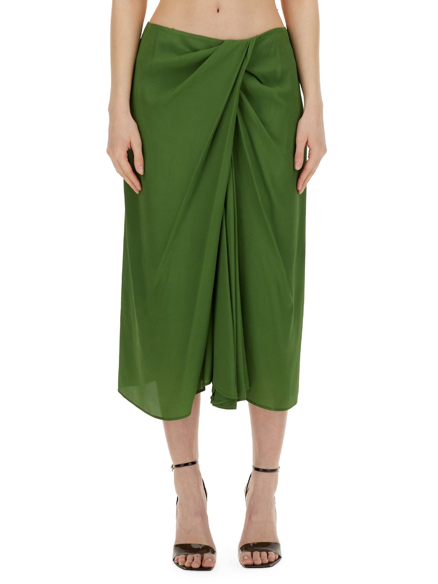 Dries Van Noten dries van noten silk blend skirt