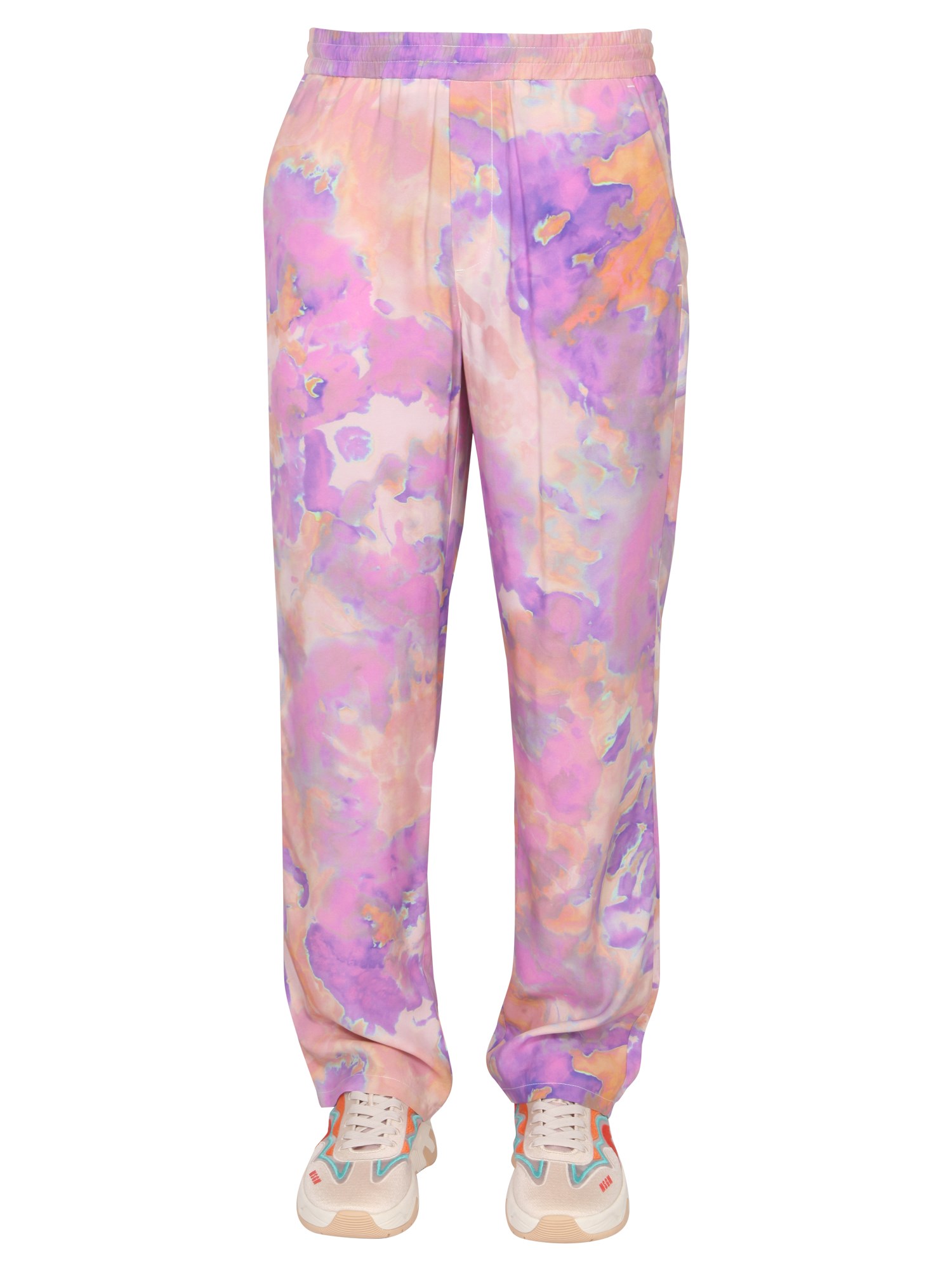 Msgm msgm tie dye pattern pants