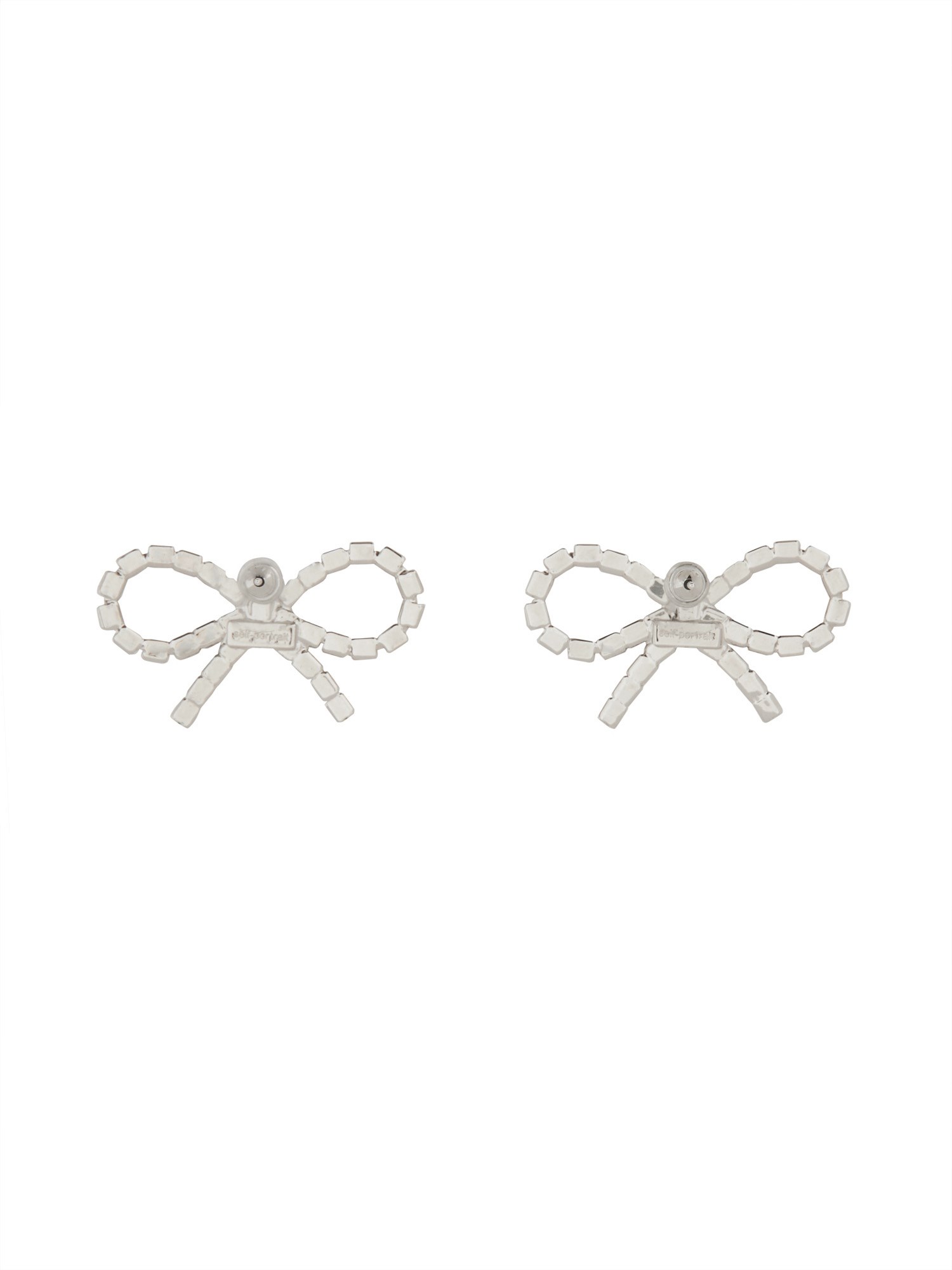 Self-Portrait self-portrait mini bow earrings