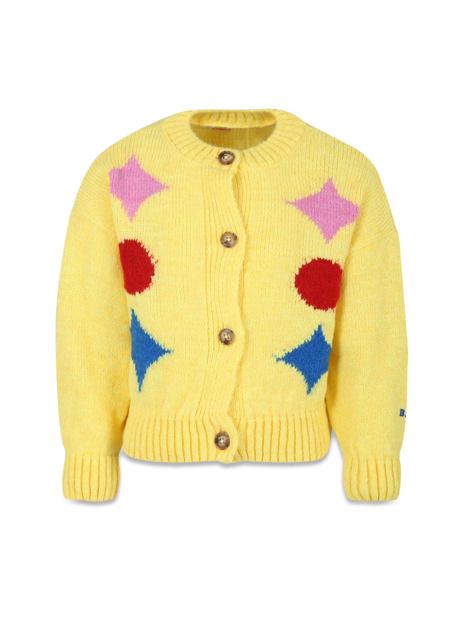 Bobo Choses bobo choses sparkles intarsia cardigan