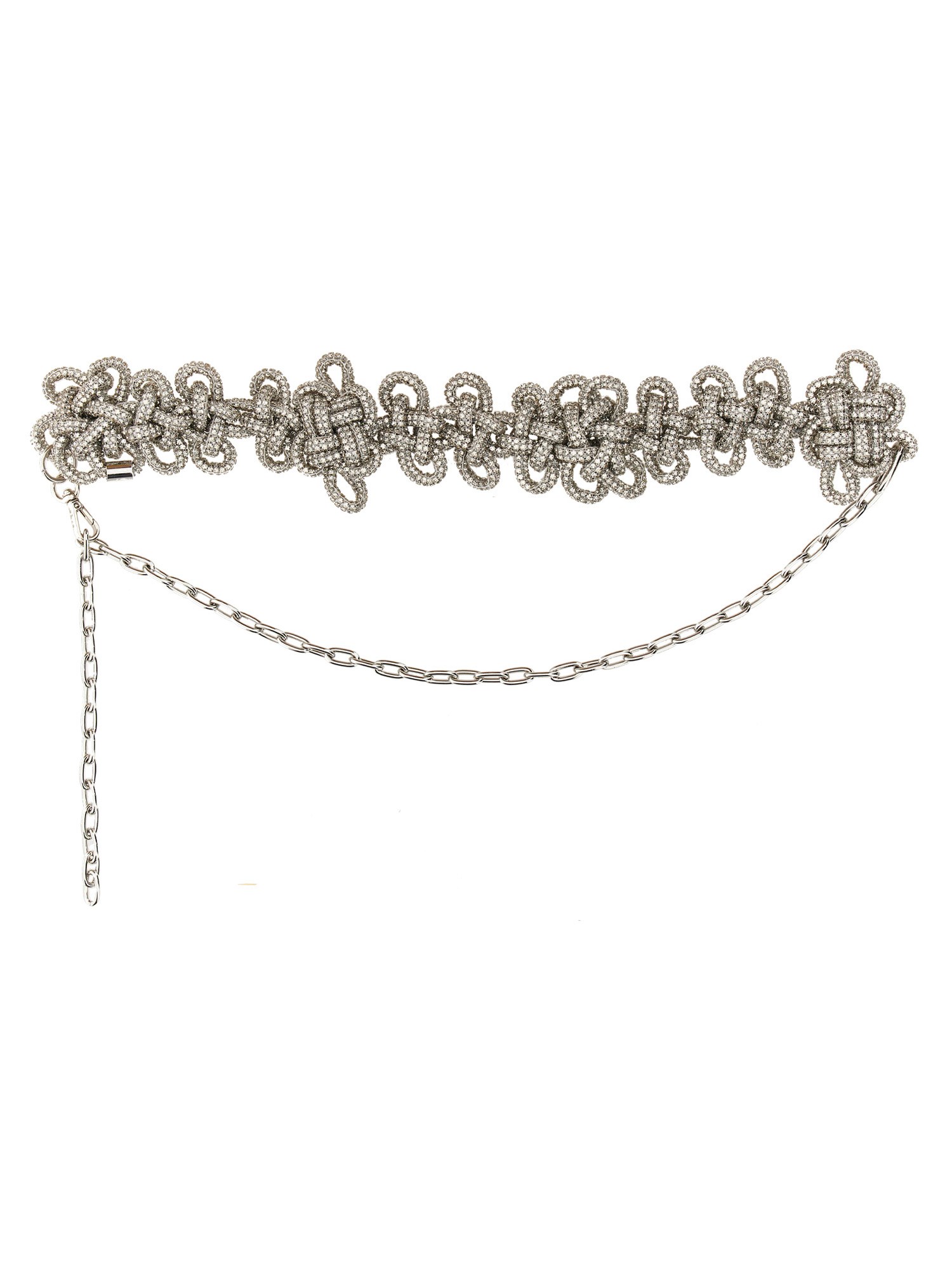 Kara kara crystal knot belt