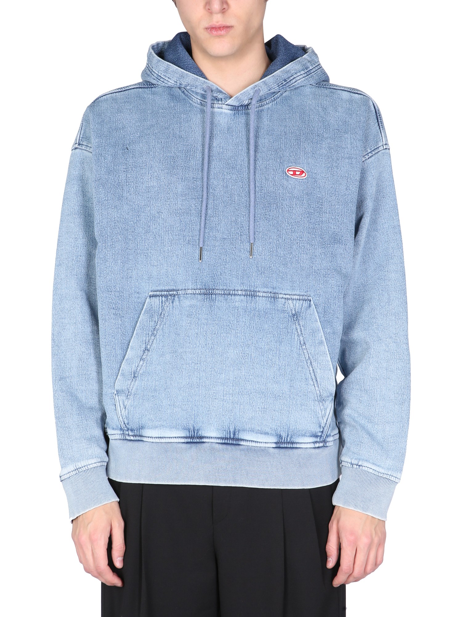 Diesel diesel denim sweatshirt