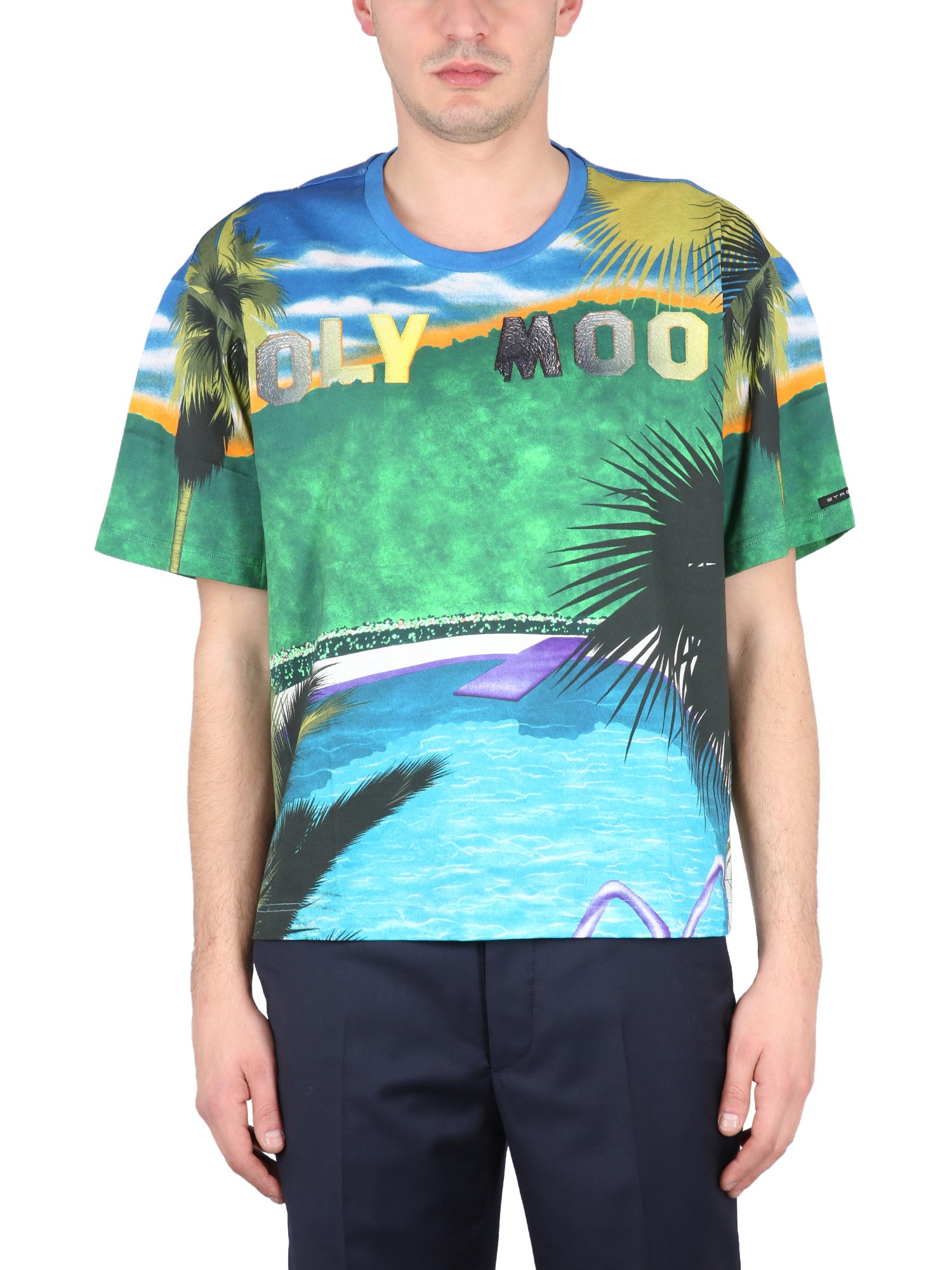 Etro etro california print t-shirt