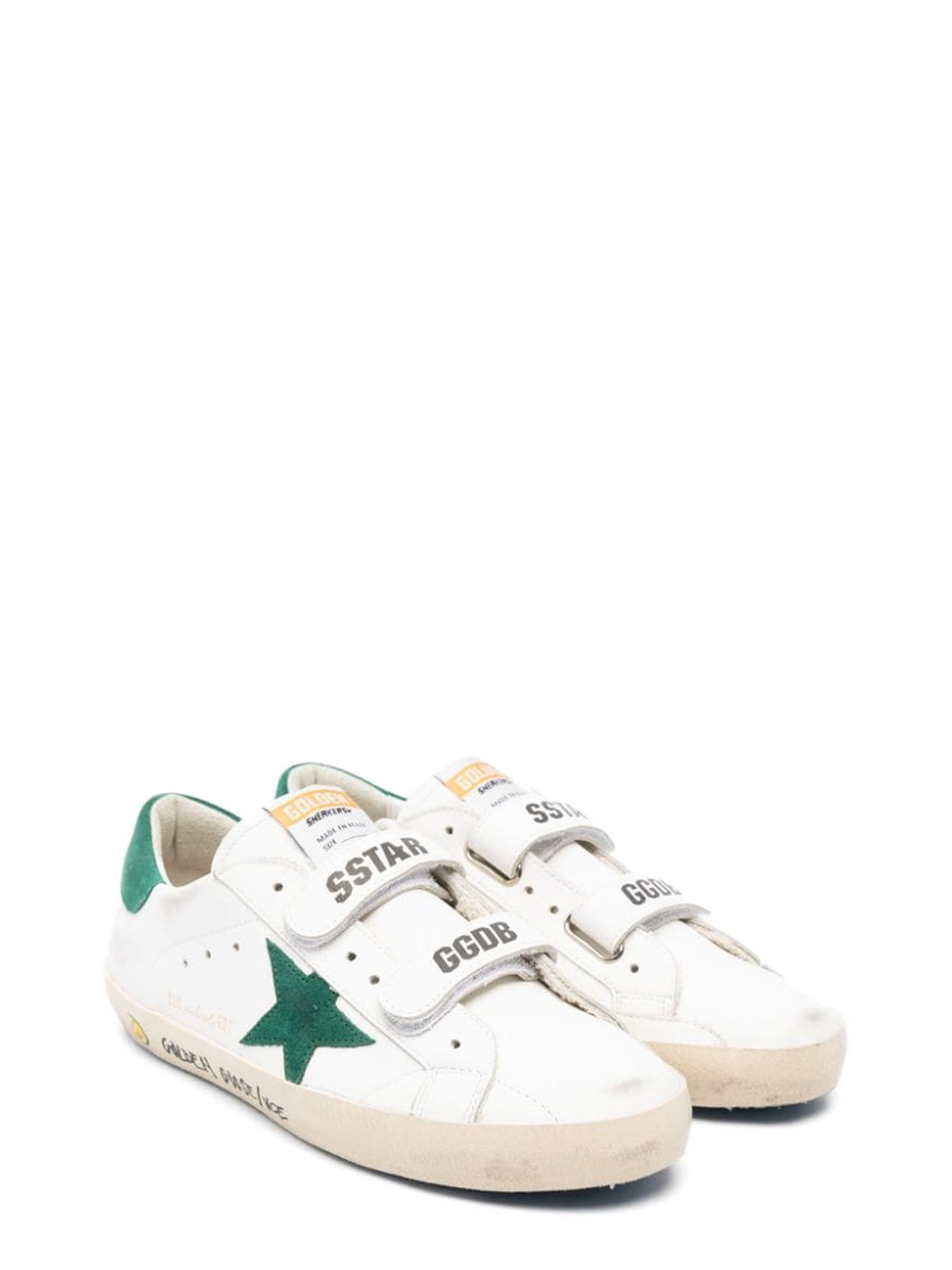 Golden Goose golden goose old school leather upper suede star and heel