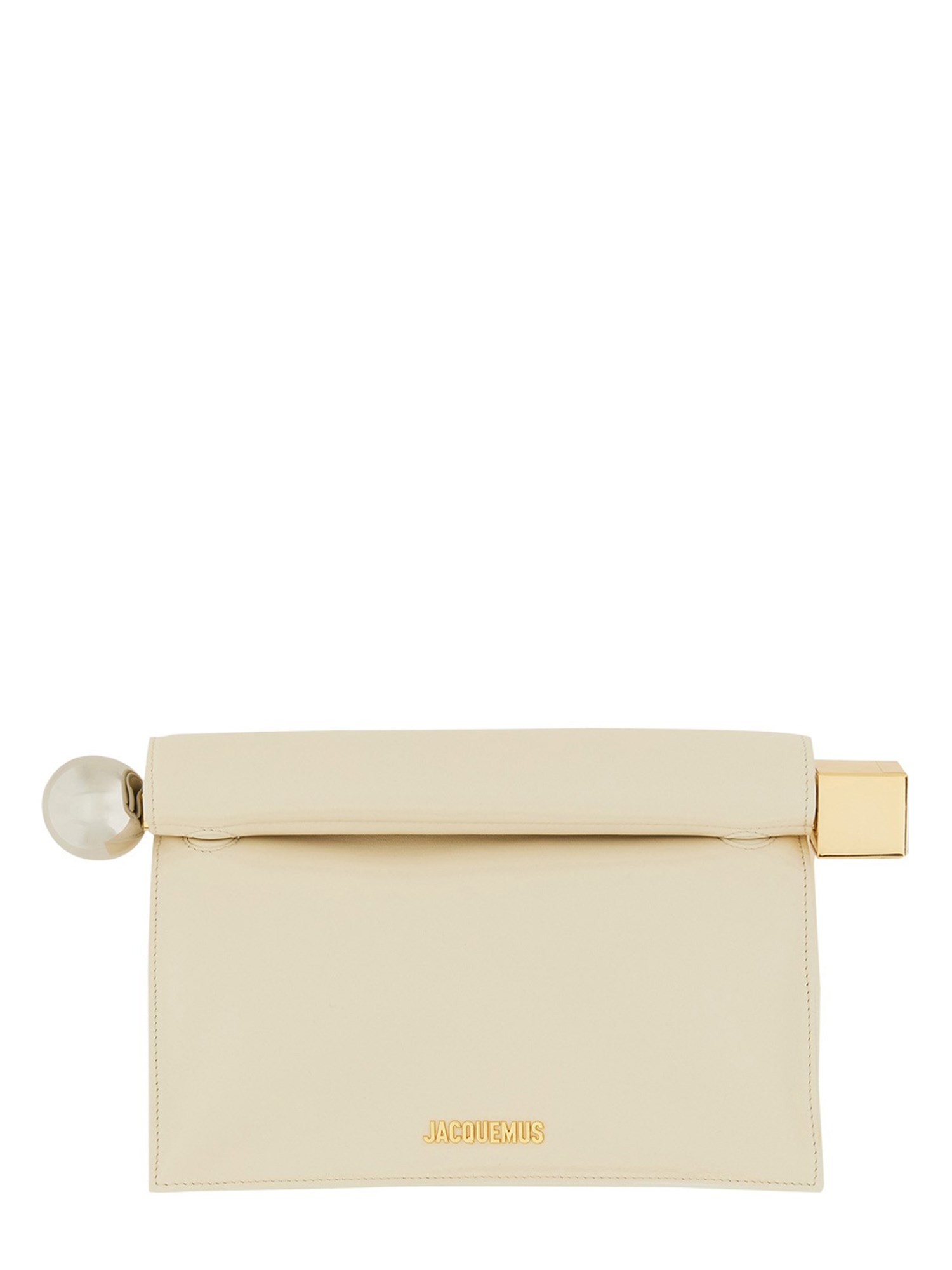 Jacquemus jacquemus "rond carré" clutch bag