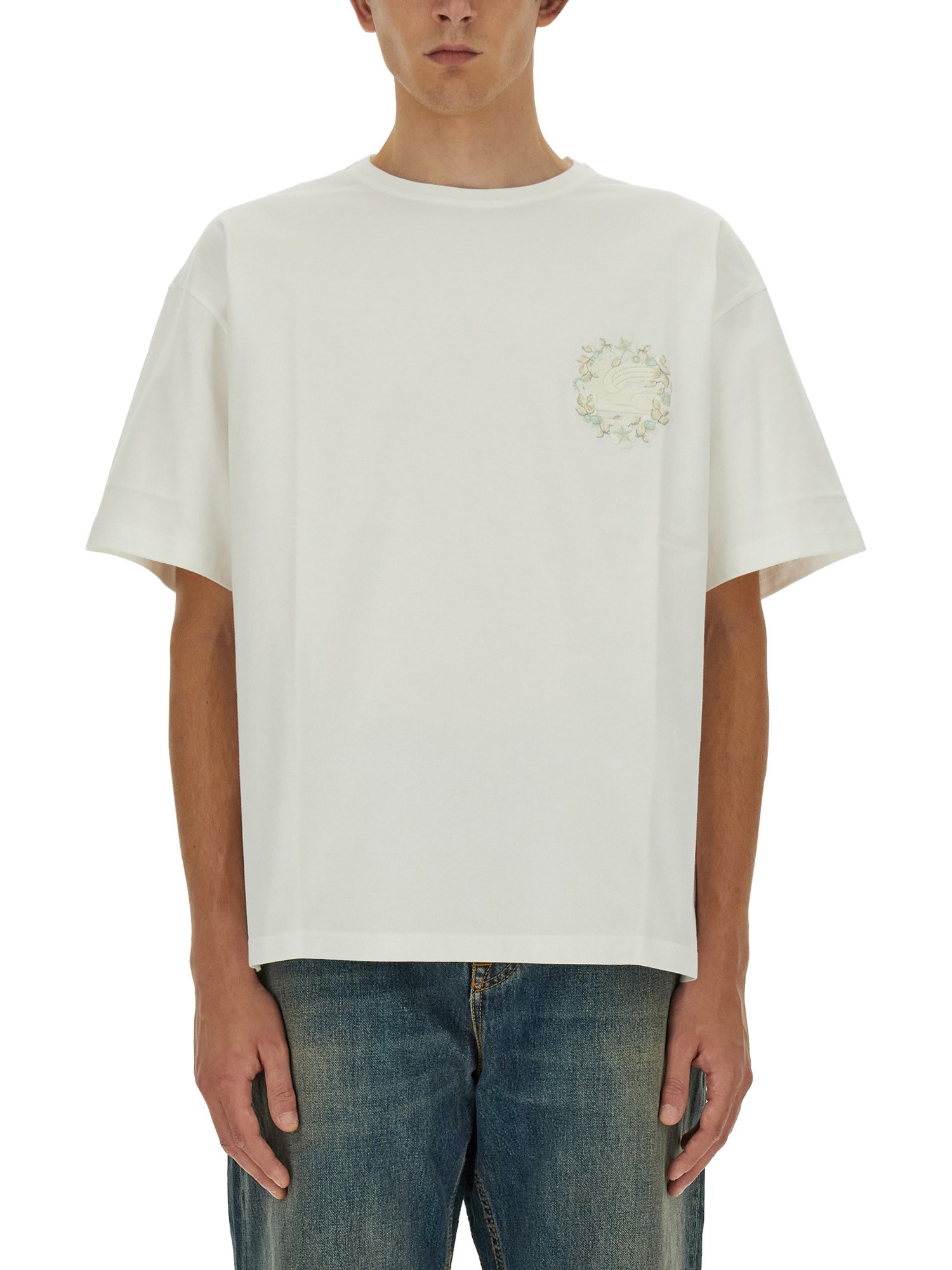 Etro etro t-shirt with logo