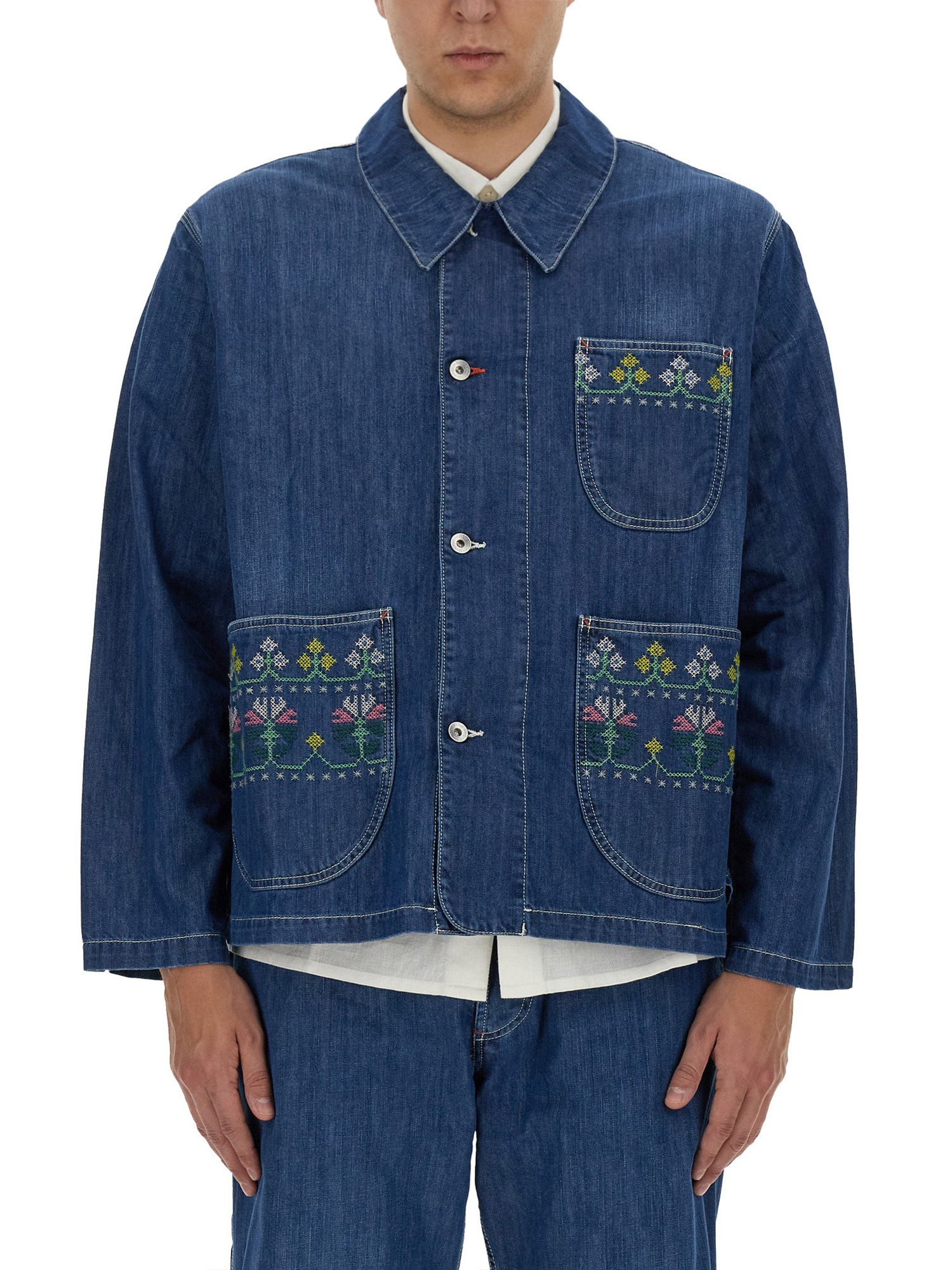 Ymc ymc jacket with embroidery