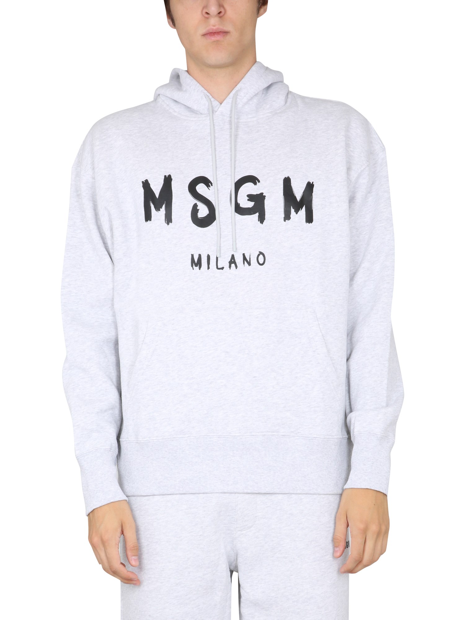 Msgm msgm sweatshirt with brushed logo