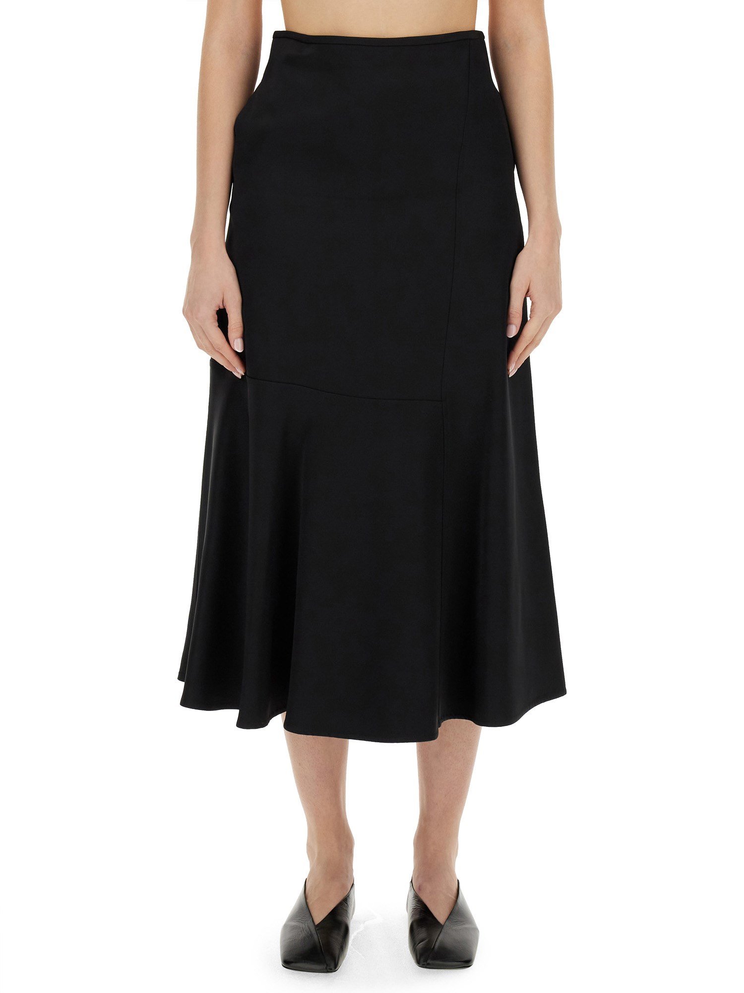 Jil Sander jil sander flared skirt