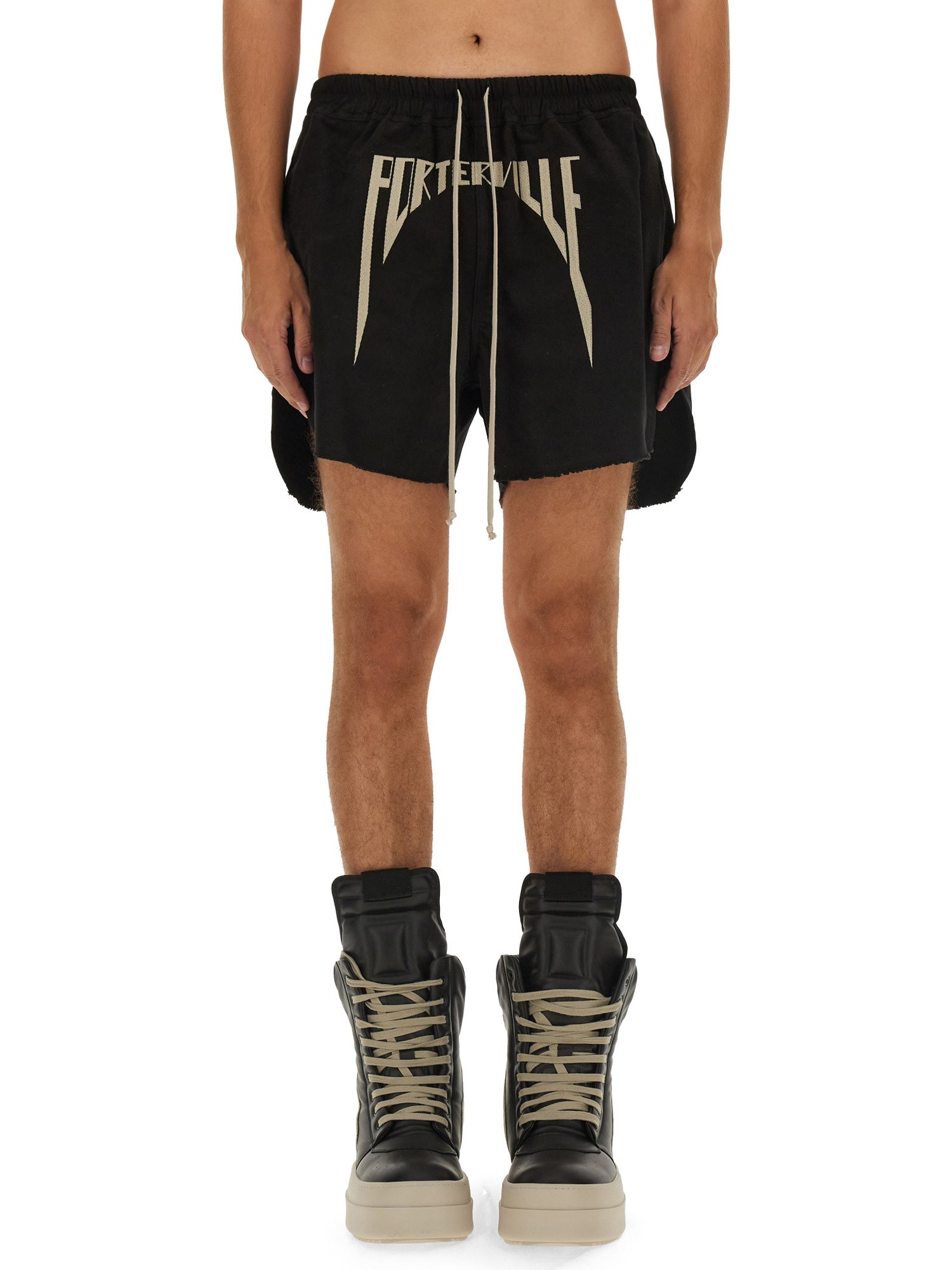 Rick Owens rick owens cotton bermuda shorts