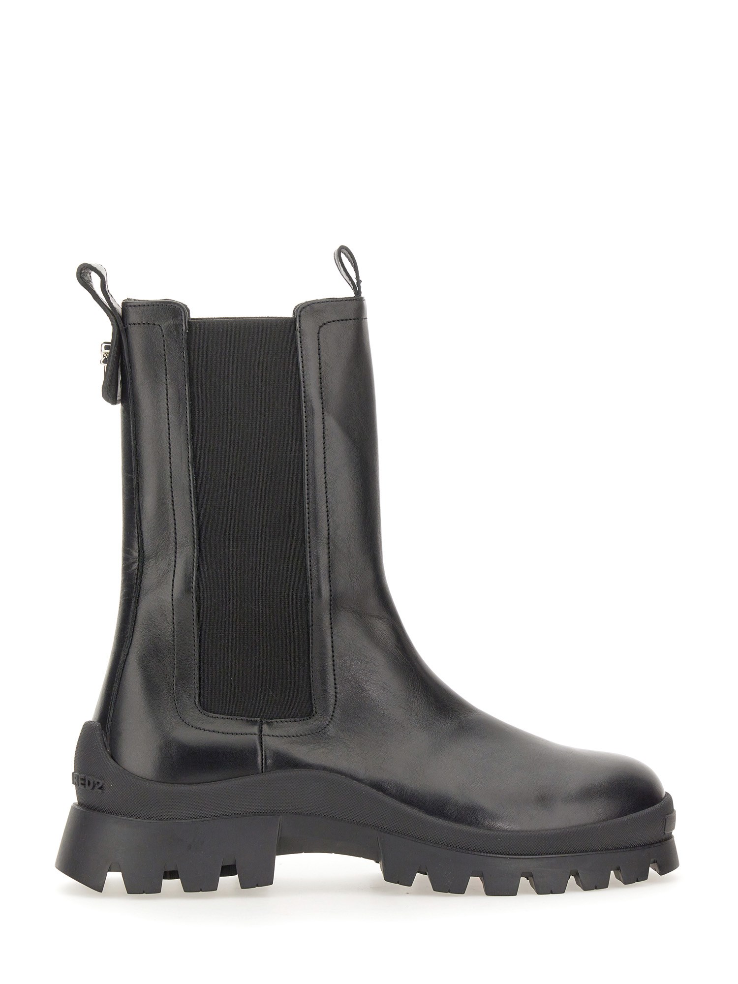 dsquared dsquared leather boot