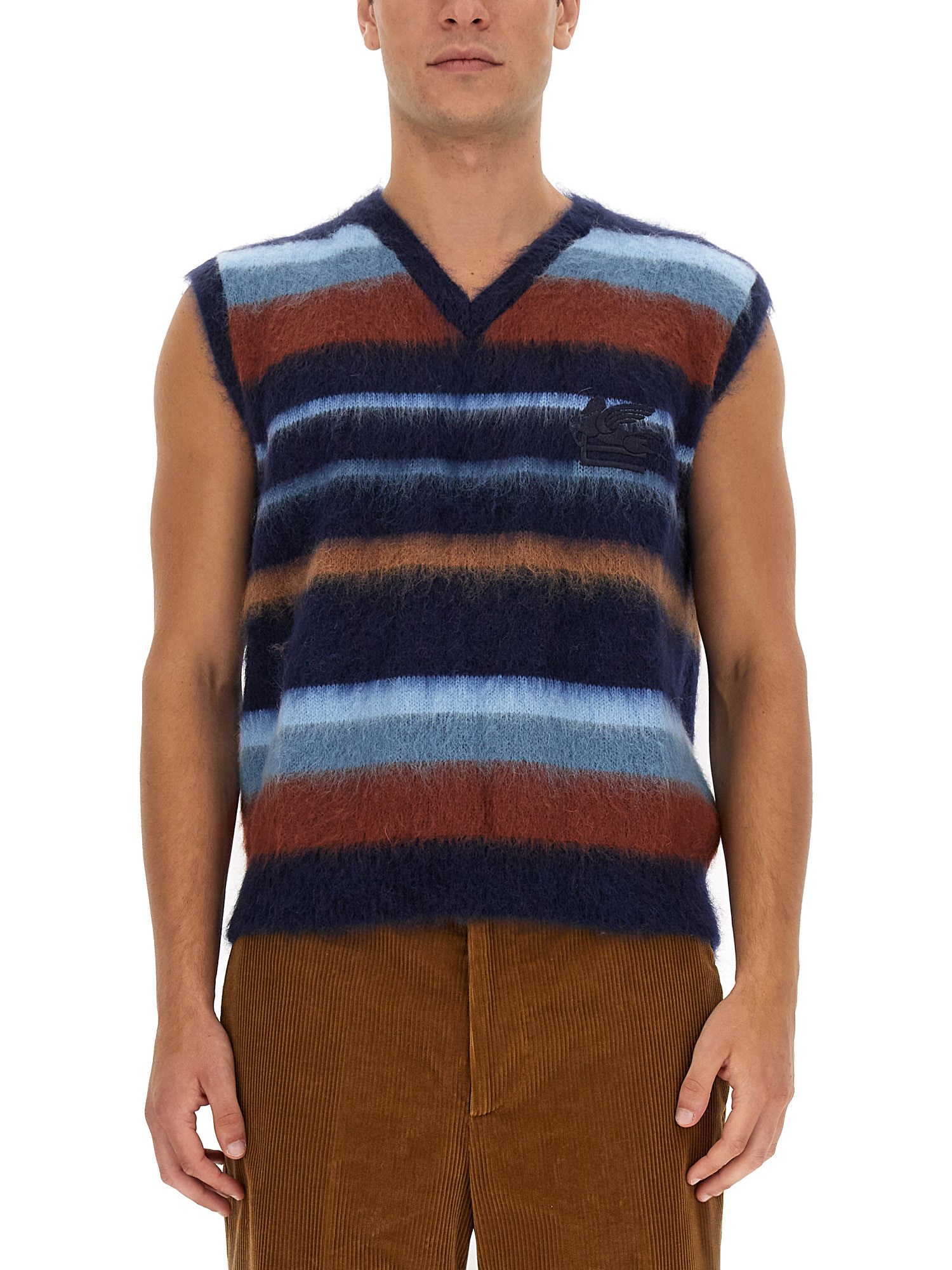 Etro etro vest with stripe pattern