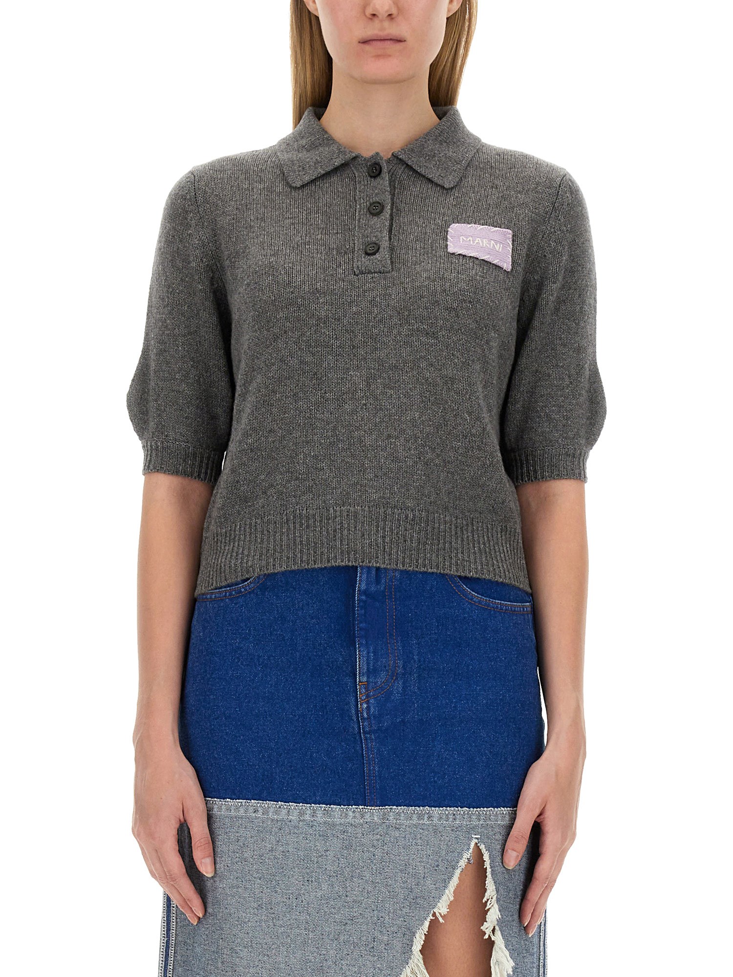 Marni marni knitted polo.