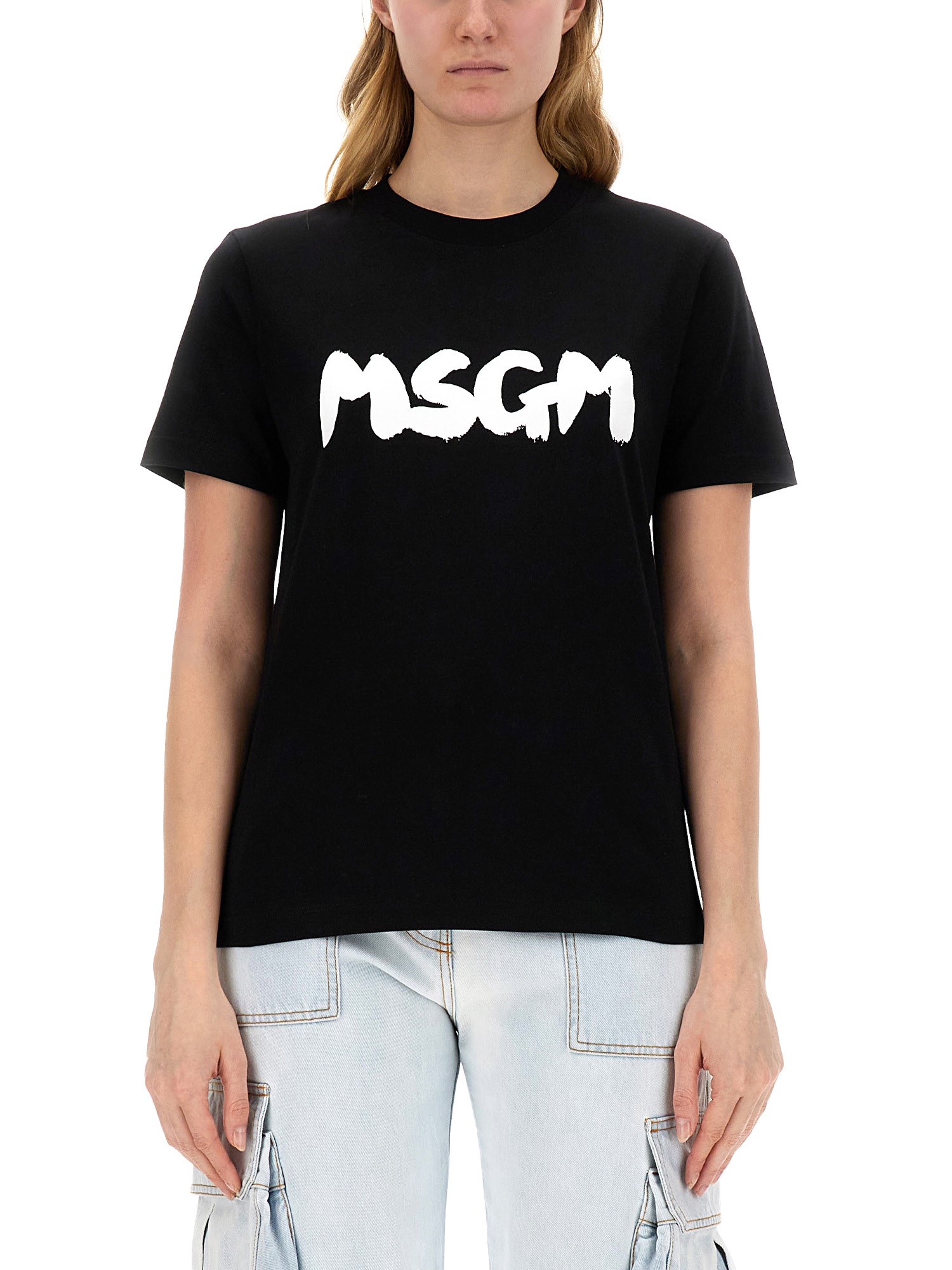 Msgm msgm t-shirt with logo