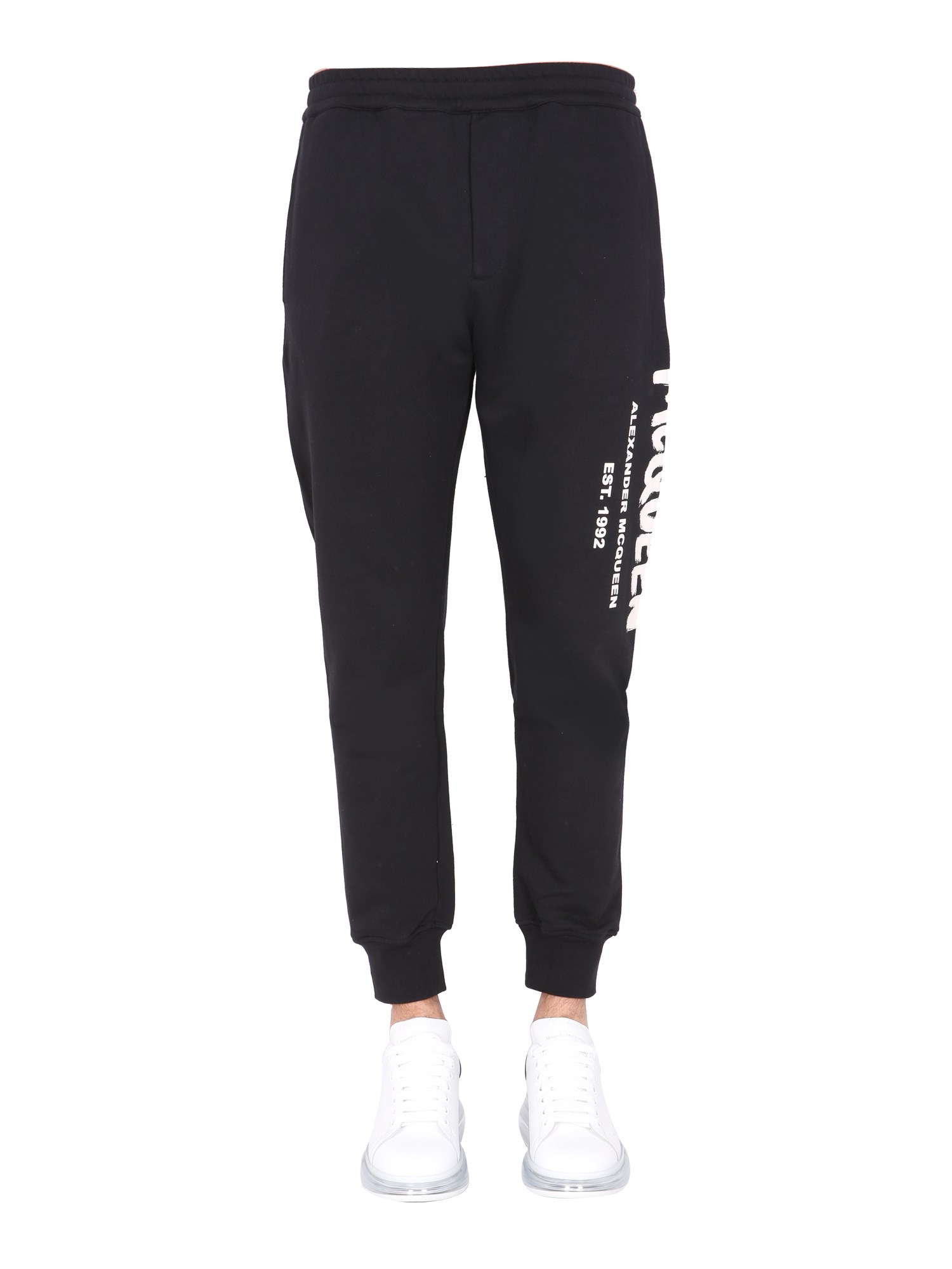 Alexander McQueen alexander mcqueen jogging pants with graffiti logo