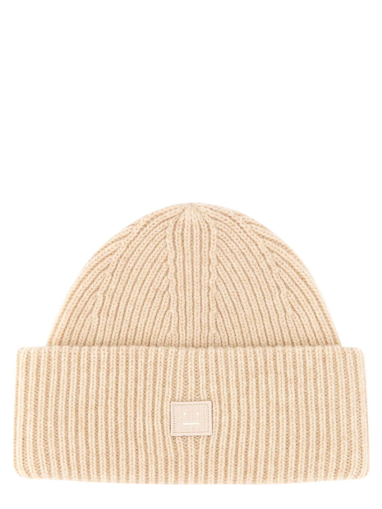 Acne Studios acne studios beanie hat with patch face