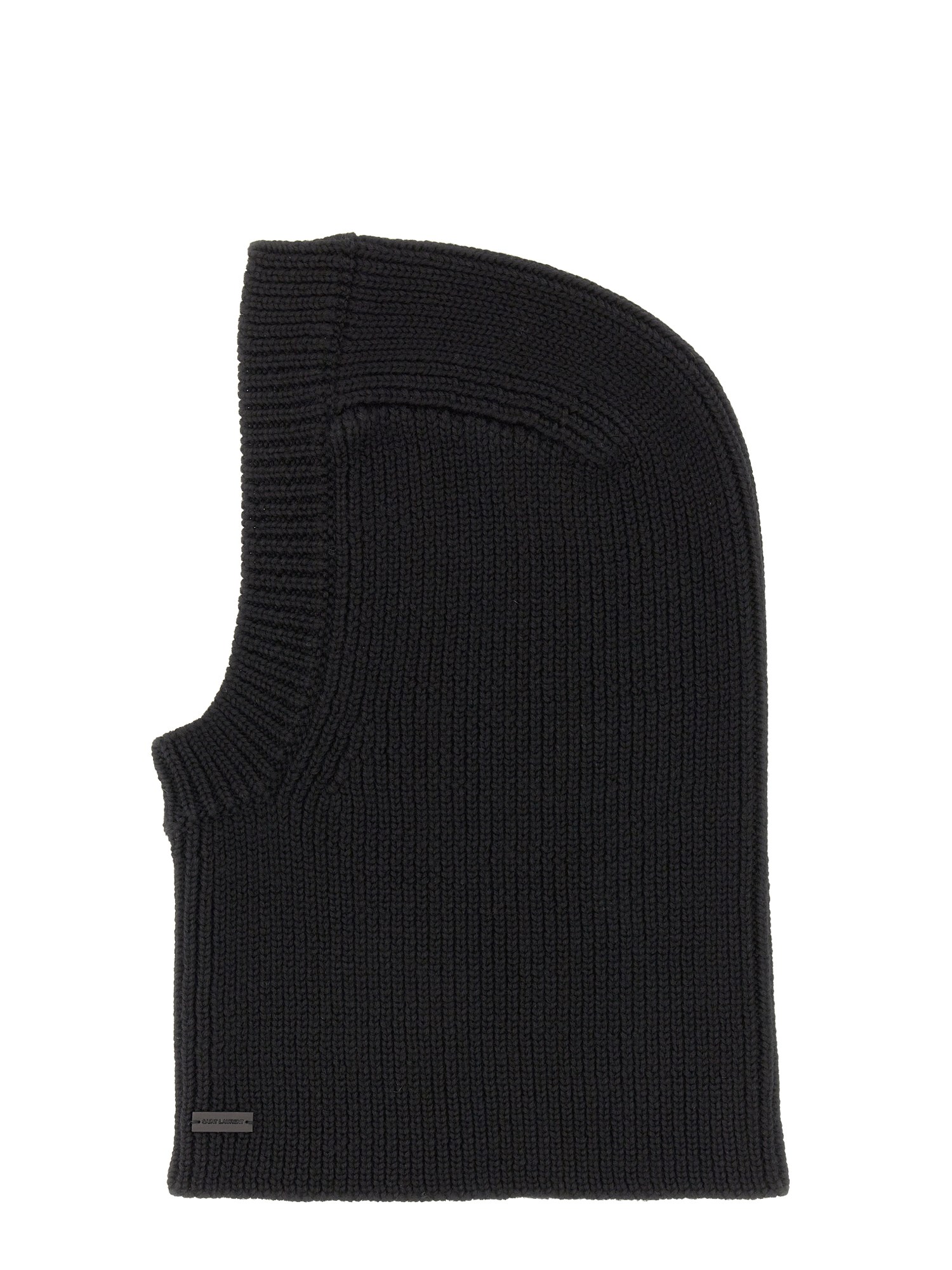 Saint Laurent saint laurent large ribbed balaclava