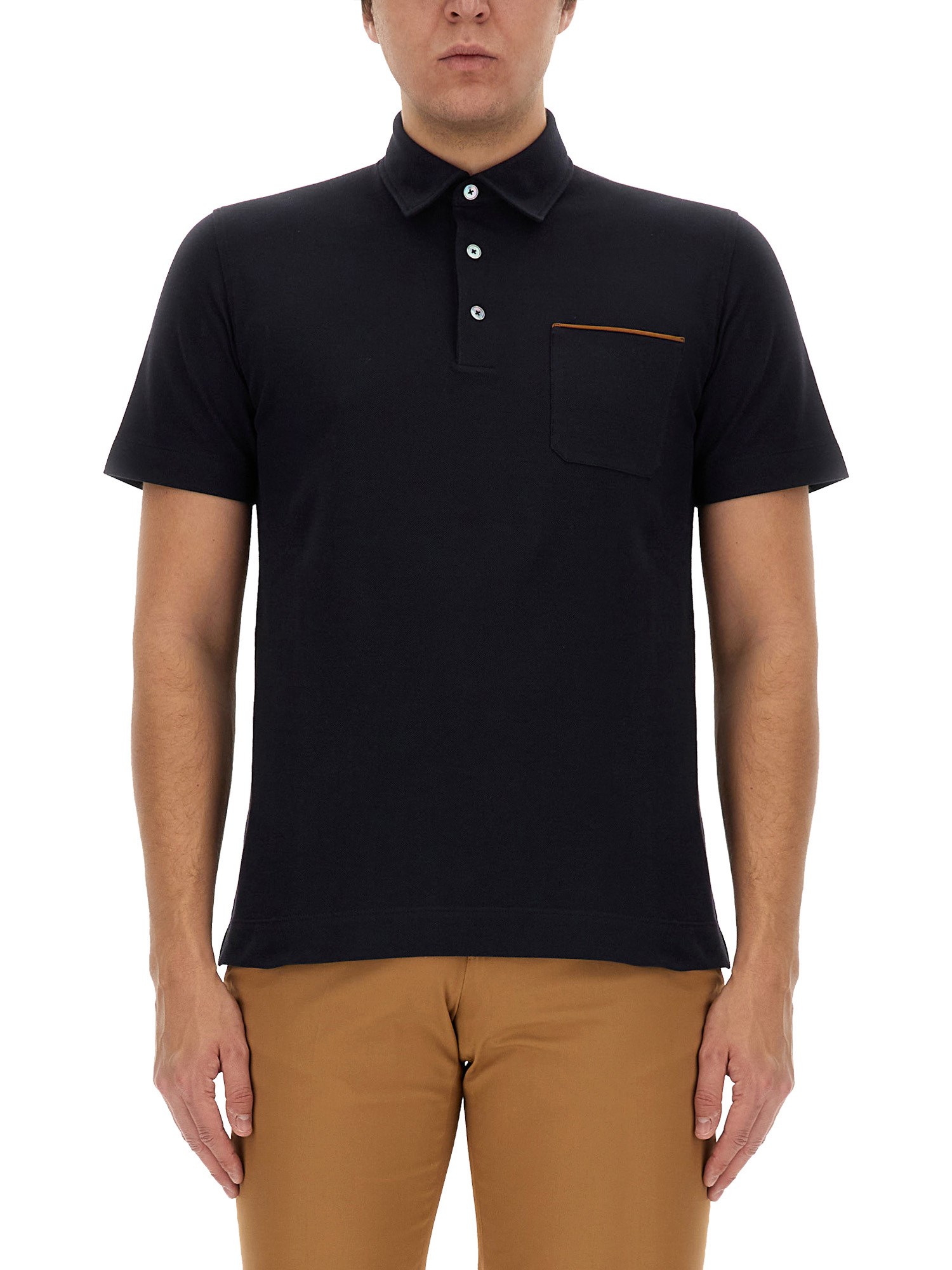 zegna zegna cotton polo