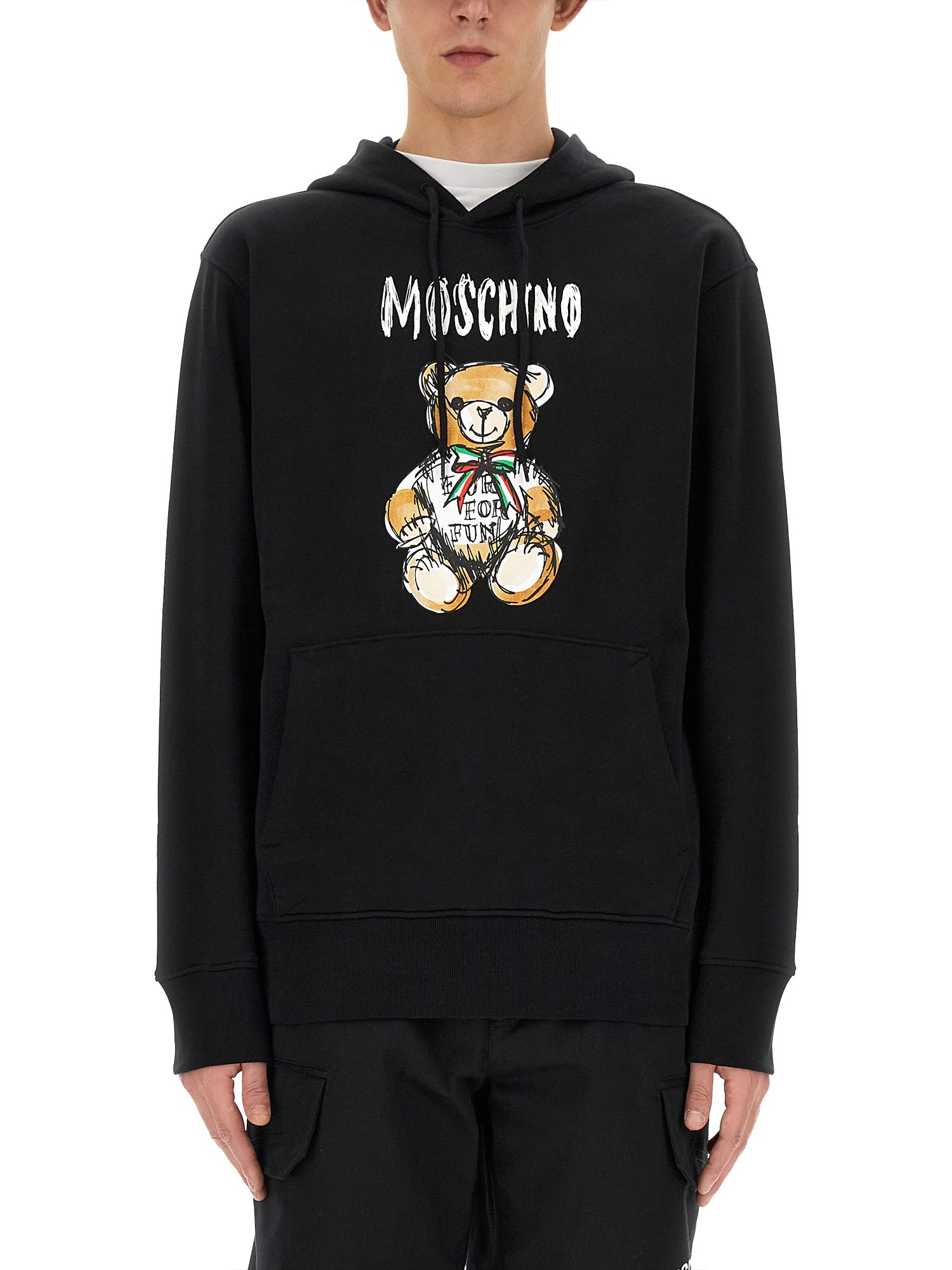 Moschino moschino "drawn teddy bear" sweatshirt