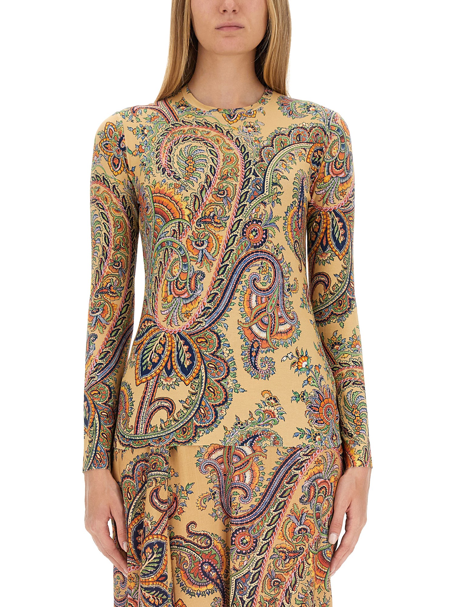 Etro etro paisley print sweater