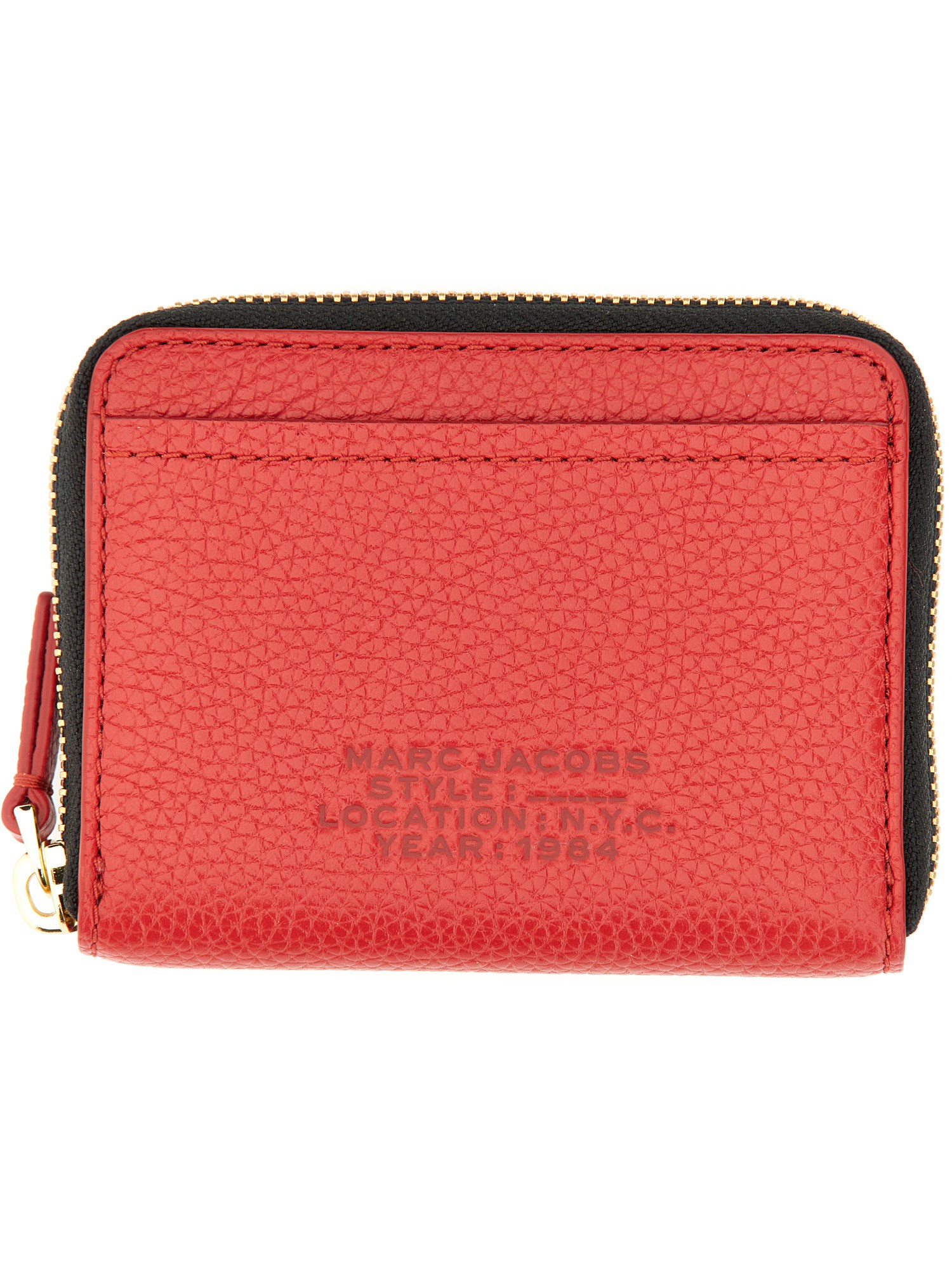 Marc Jacobs marc jacobs leather wallet with zipper