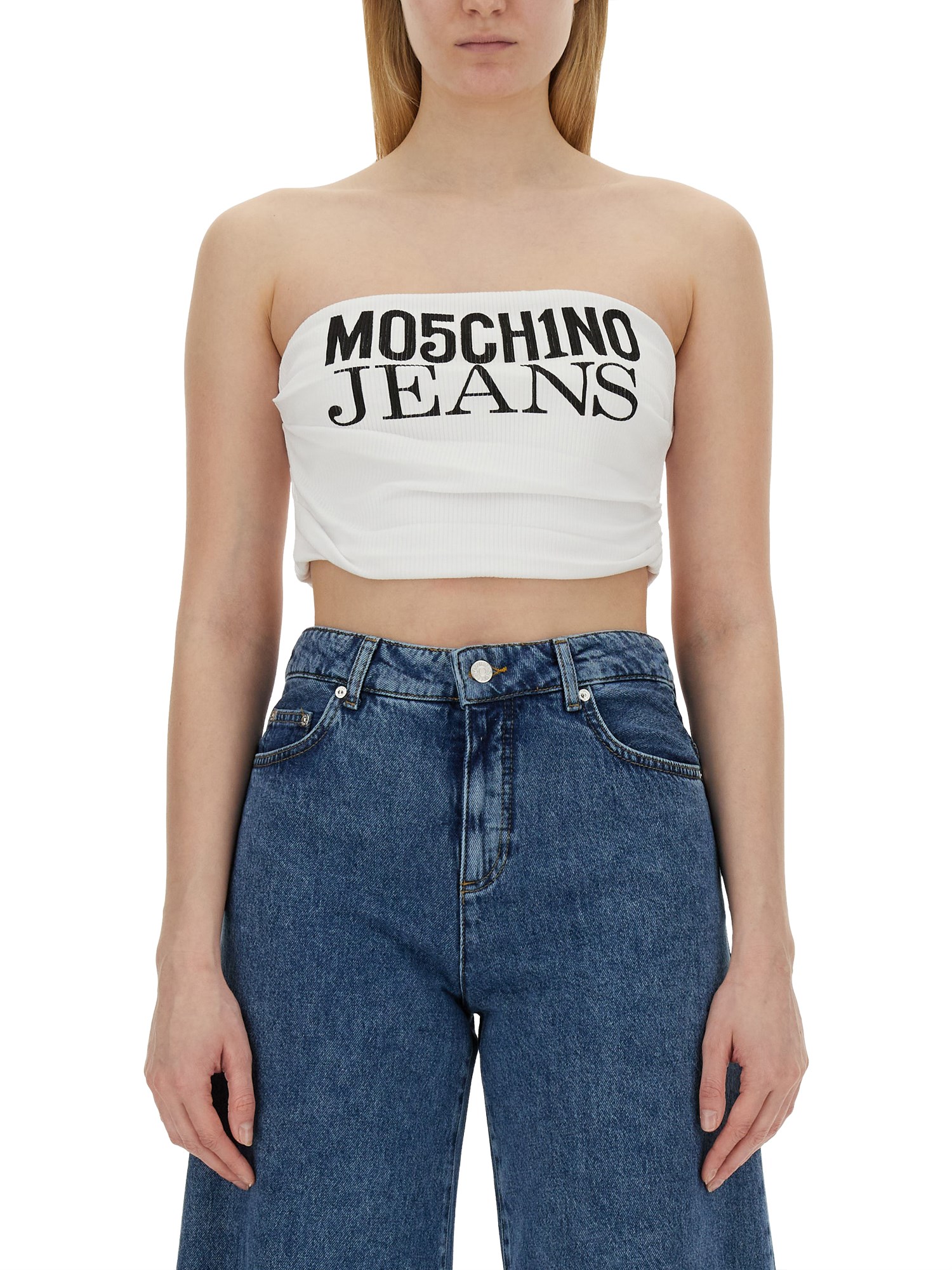 Moschino Jeans moschino jeans tops with logo