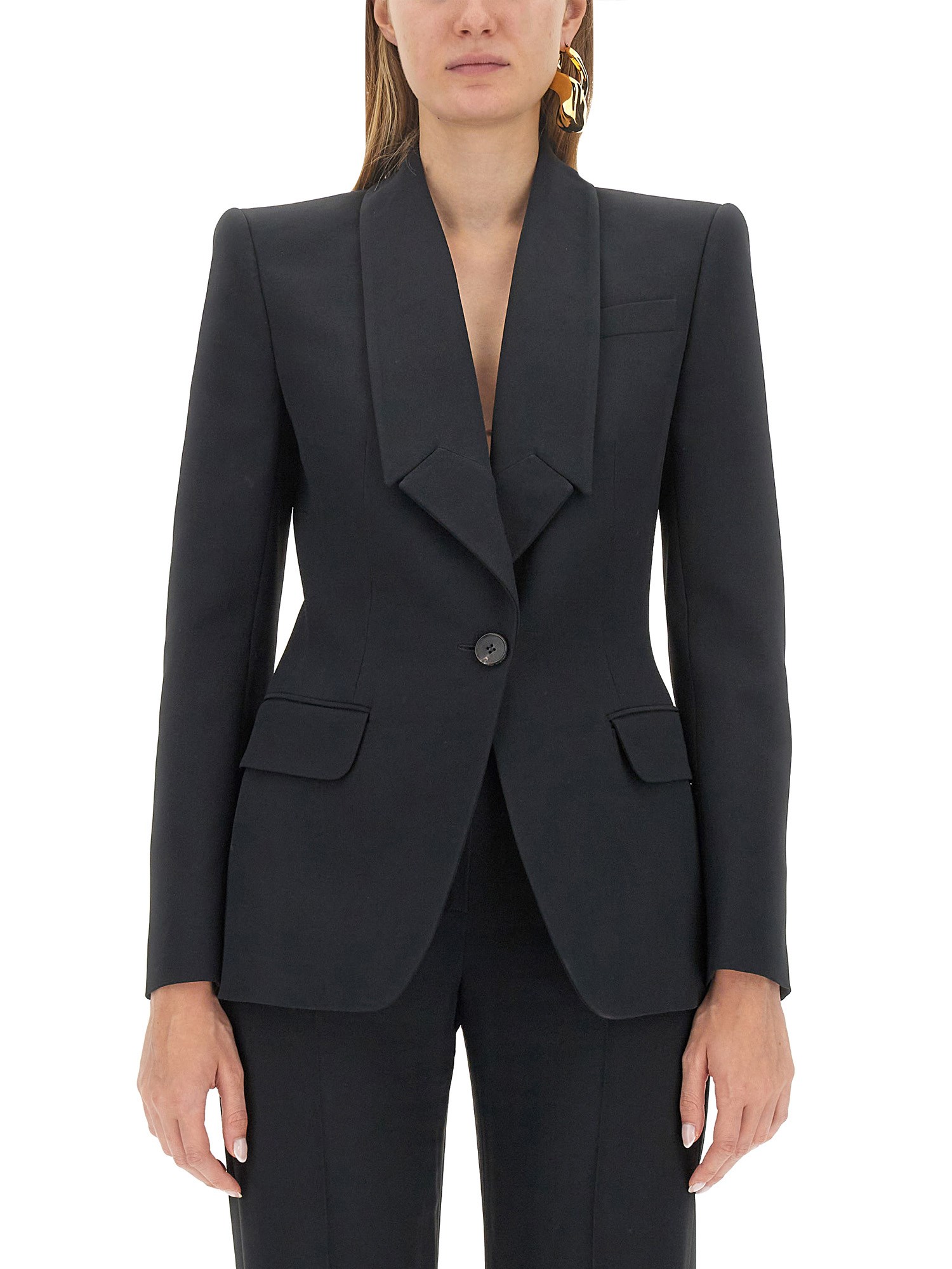 Alexander McQueen alexander mcqueen jacket with reversed lapels