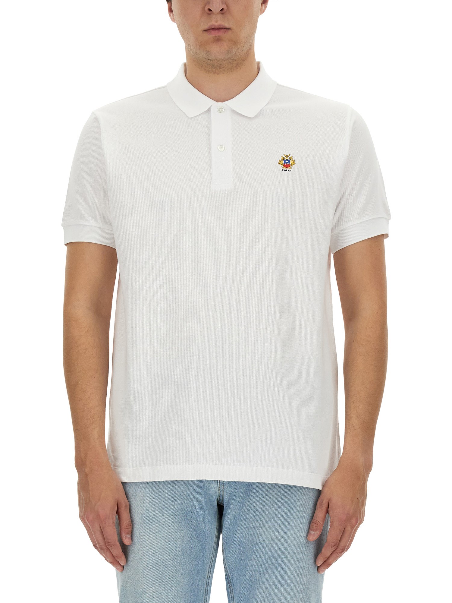 BALLY bally polo with logo