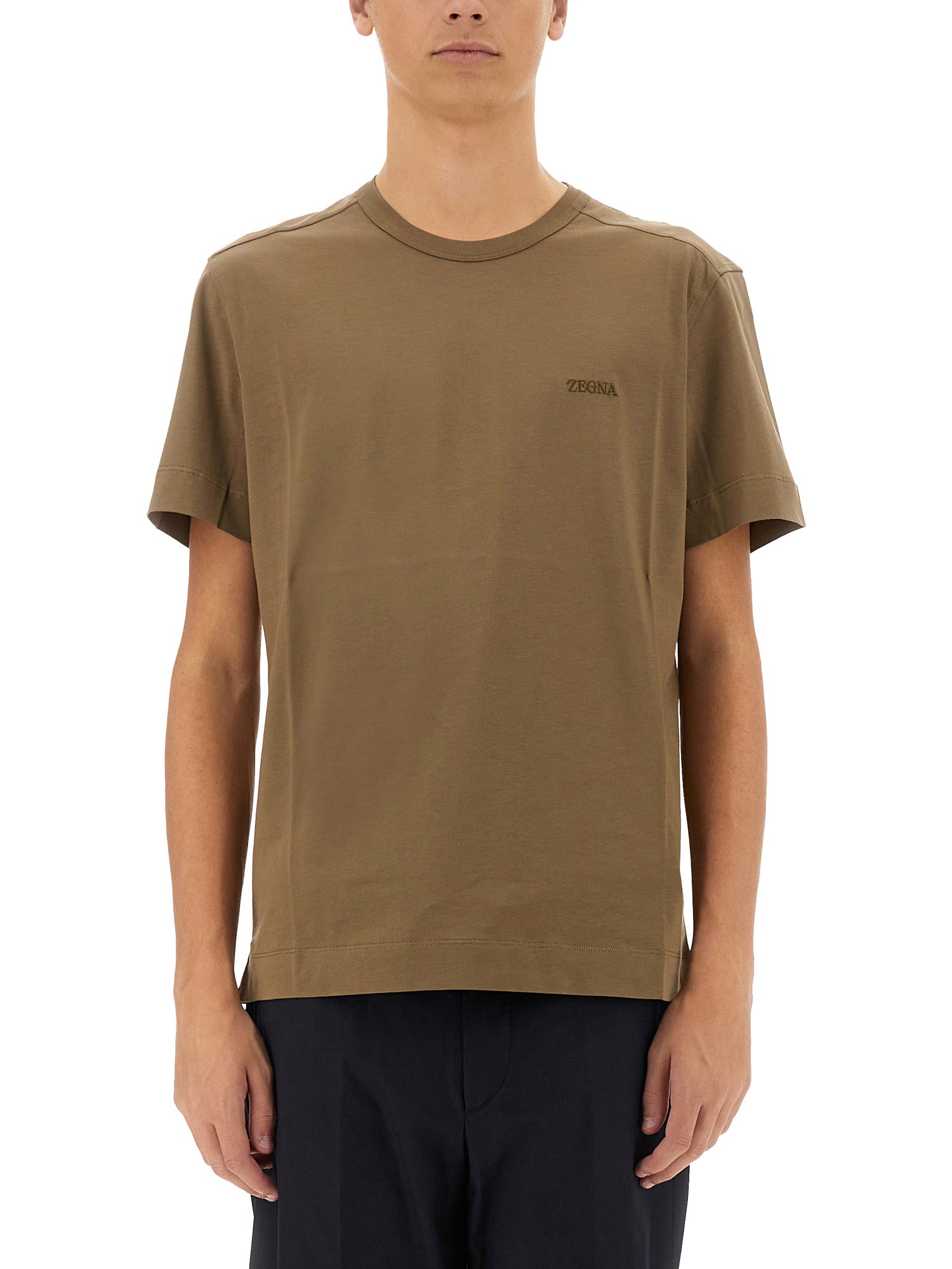 zegna zegna t-shirt with logo