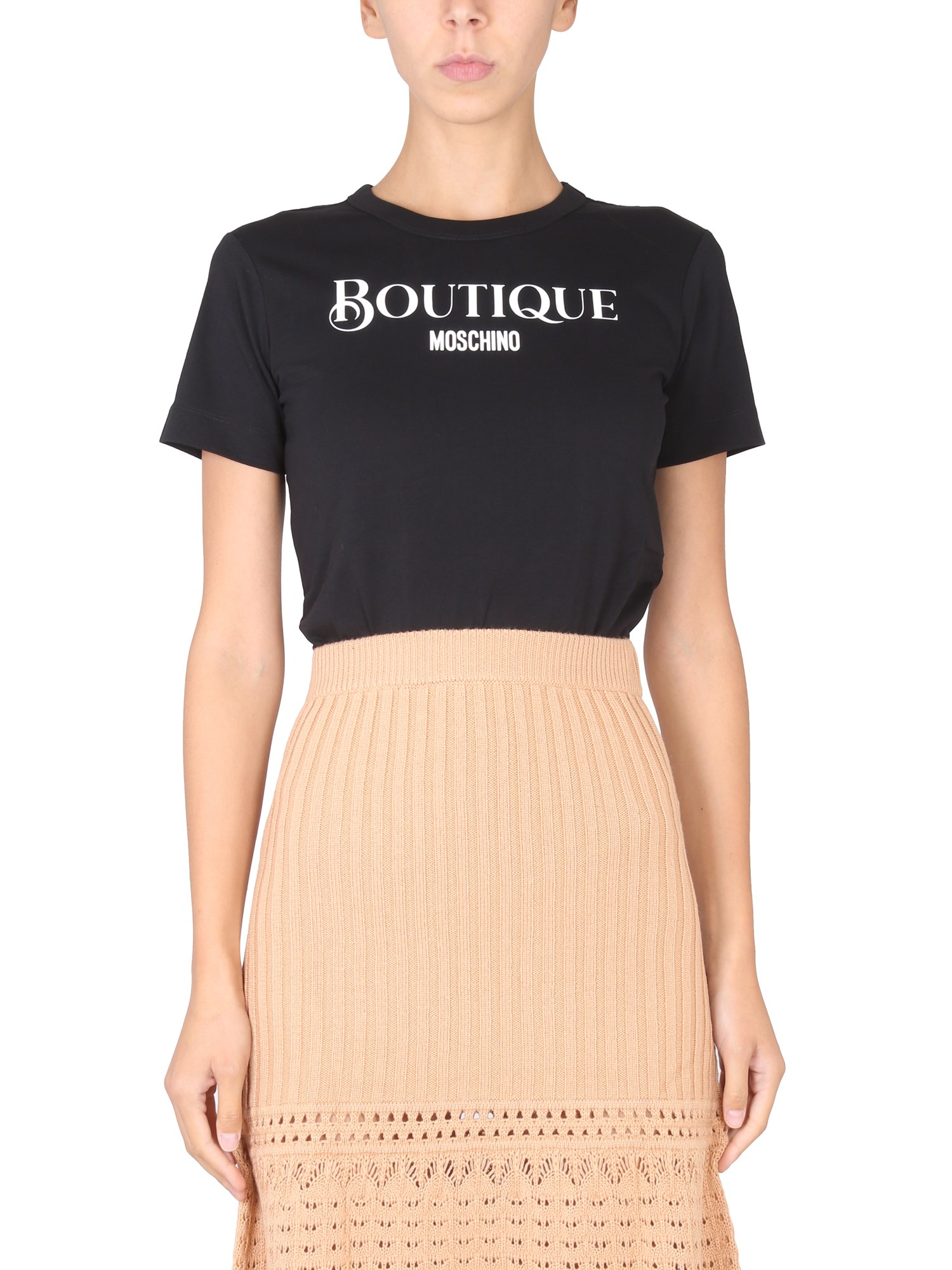 Boutique Moschino boutique moschino logo print t-shirt