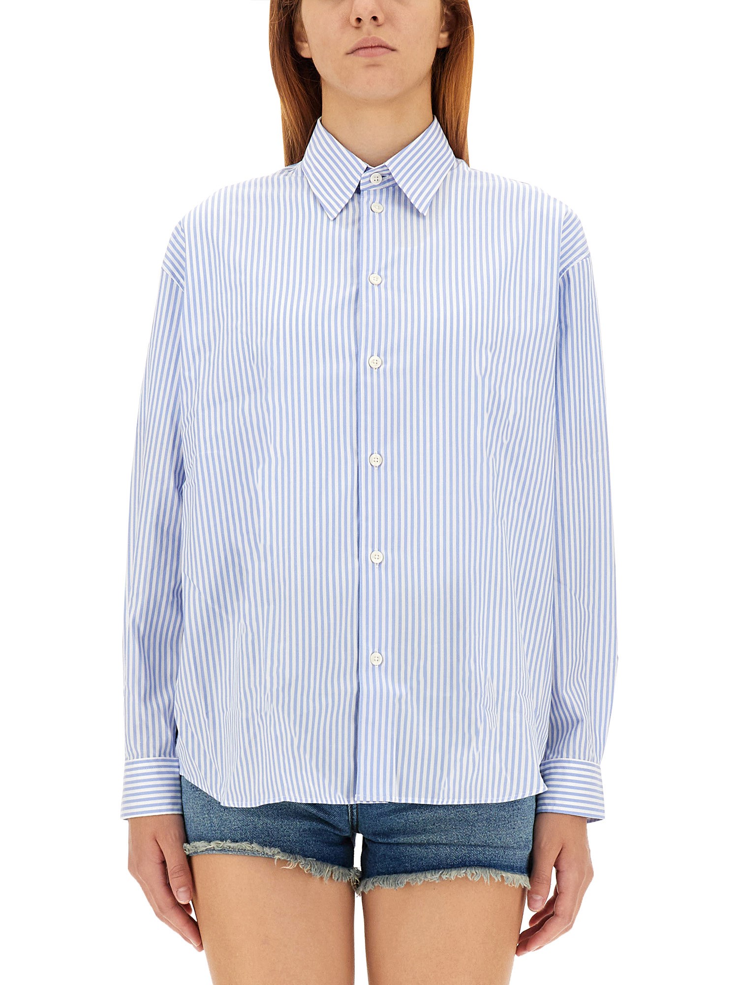 Sporty & Rich sporty & rich shirt with stripe pattern