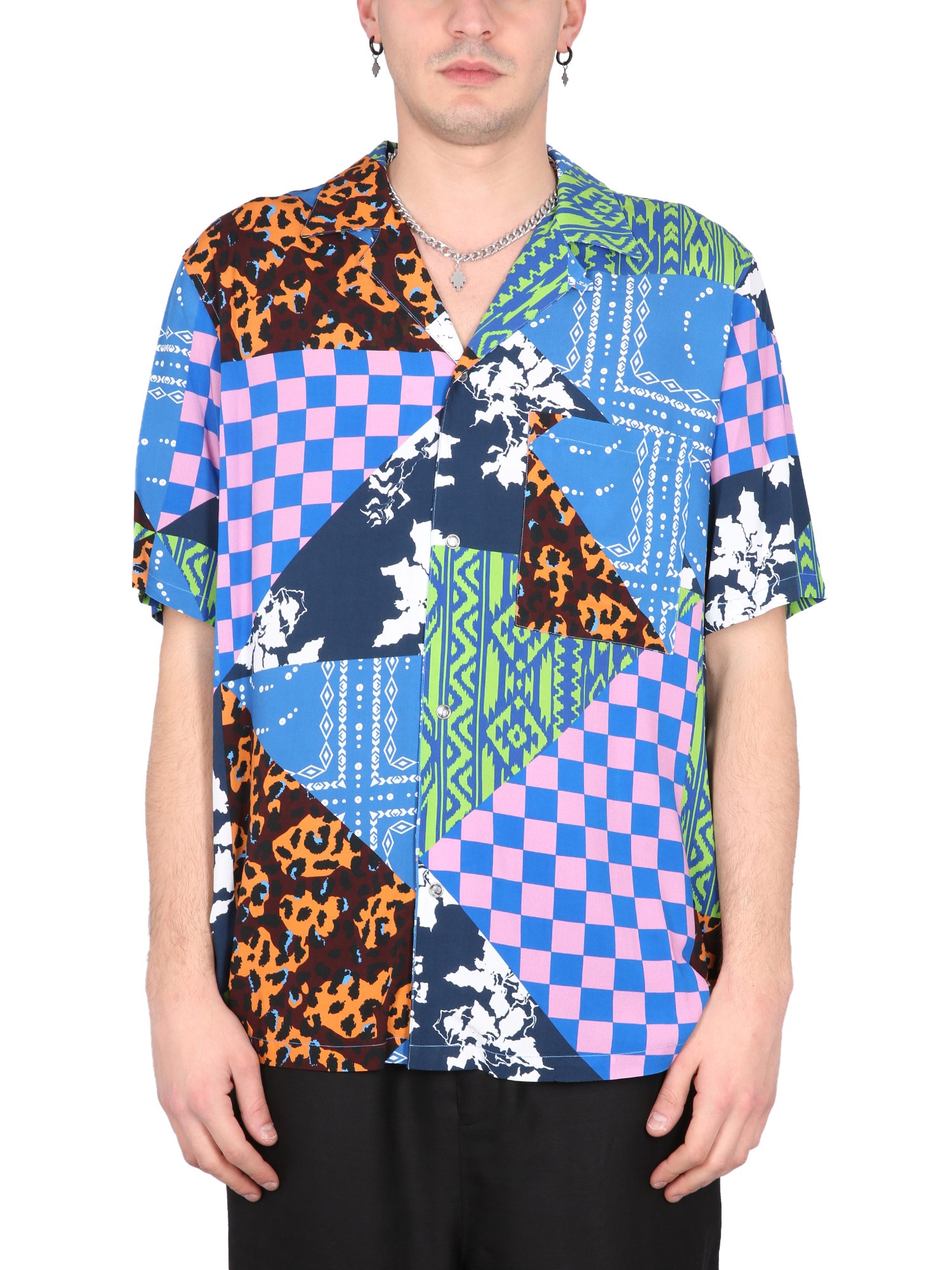 Marcelo Burlon County Of Milan marcelo burlon county of milan hawaii mix & match shirt