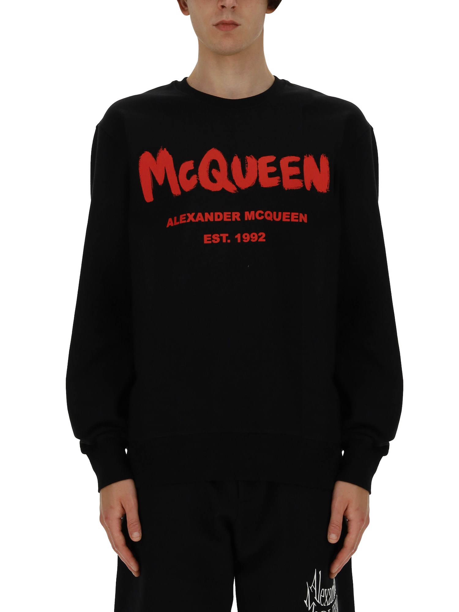 Alexander McQueen alexander mcqueen "graffiti" sweatshirt