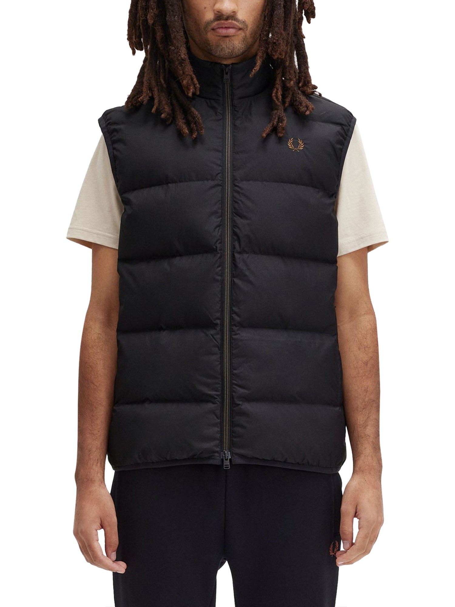 Fred Perry fred perry down vest with logo