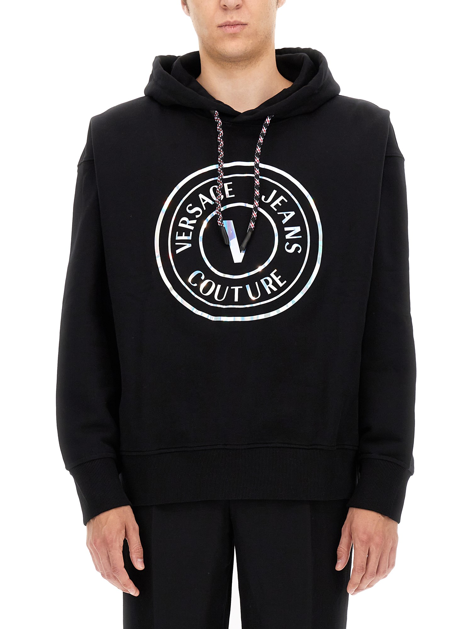 Versace Jeans Couture versace jeans couture sweatshirt with laminated logo