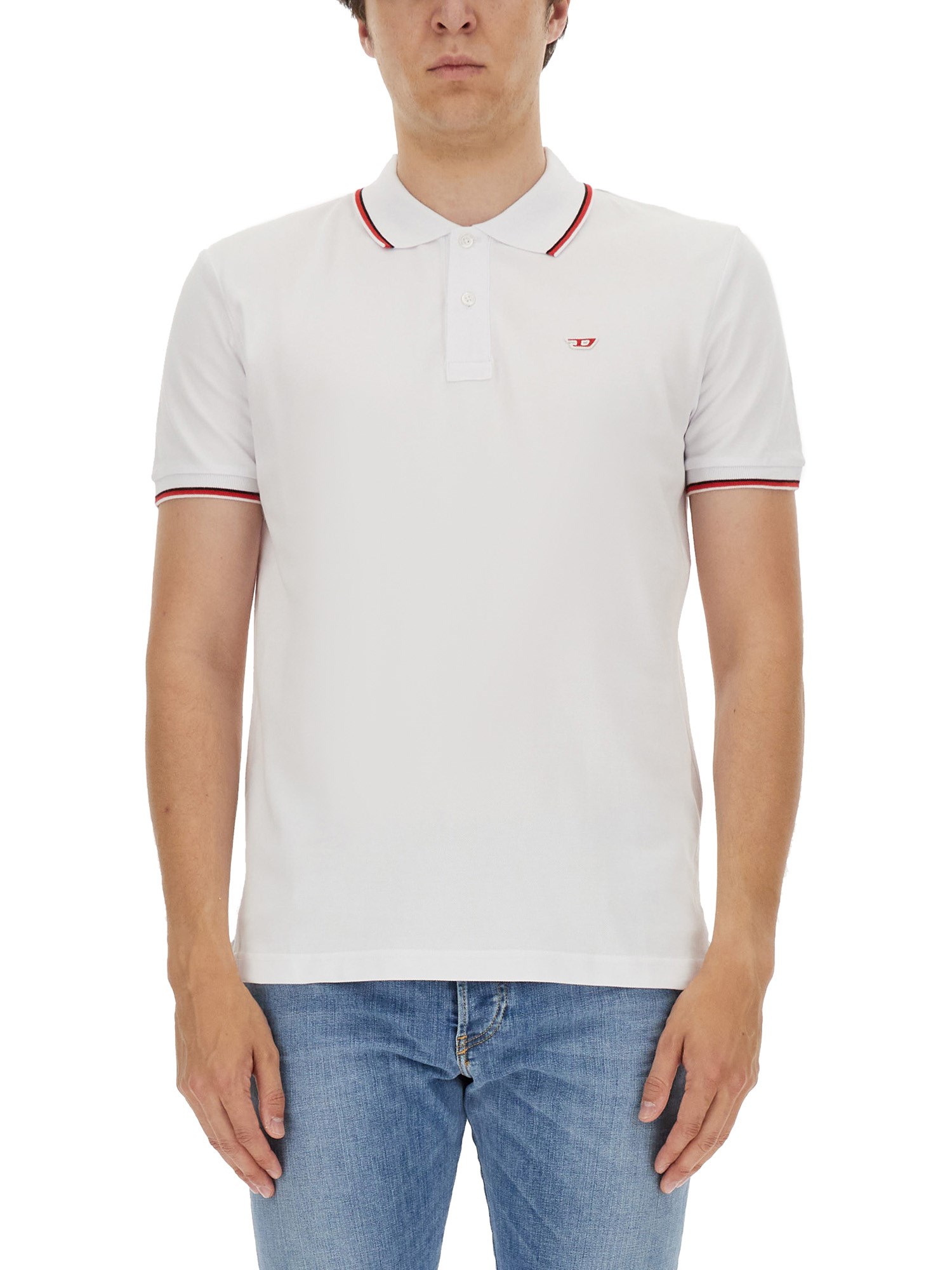 Diesel diesel polo with logo