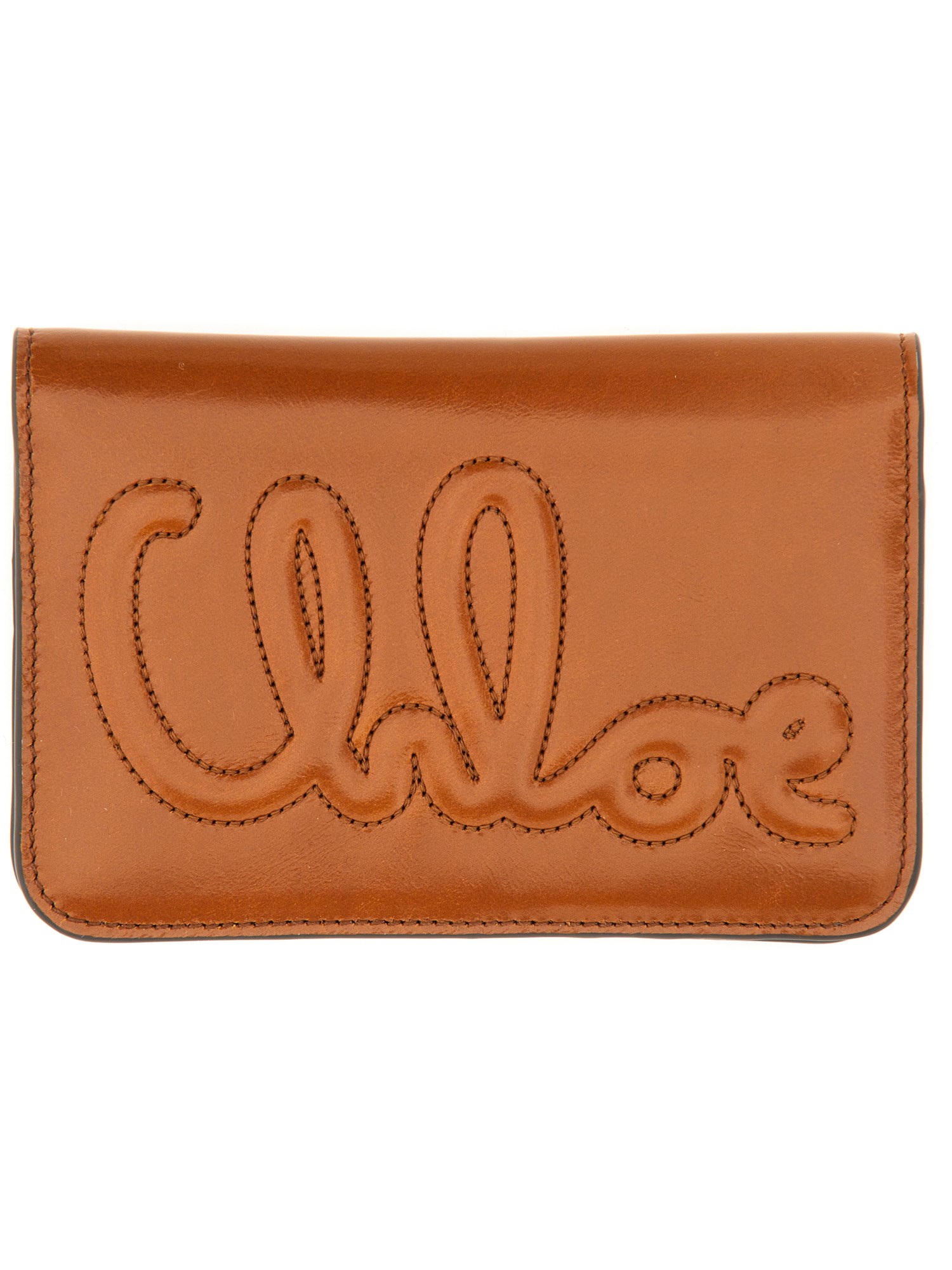  chloe' wallet with logo