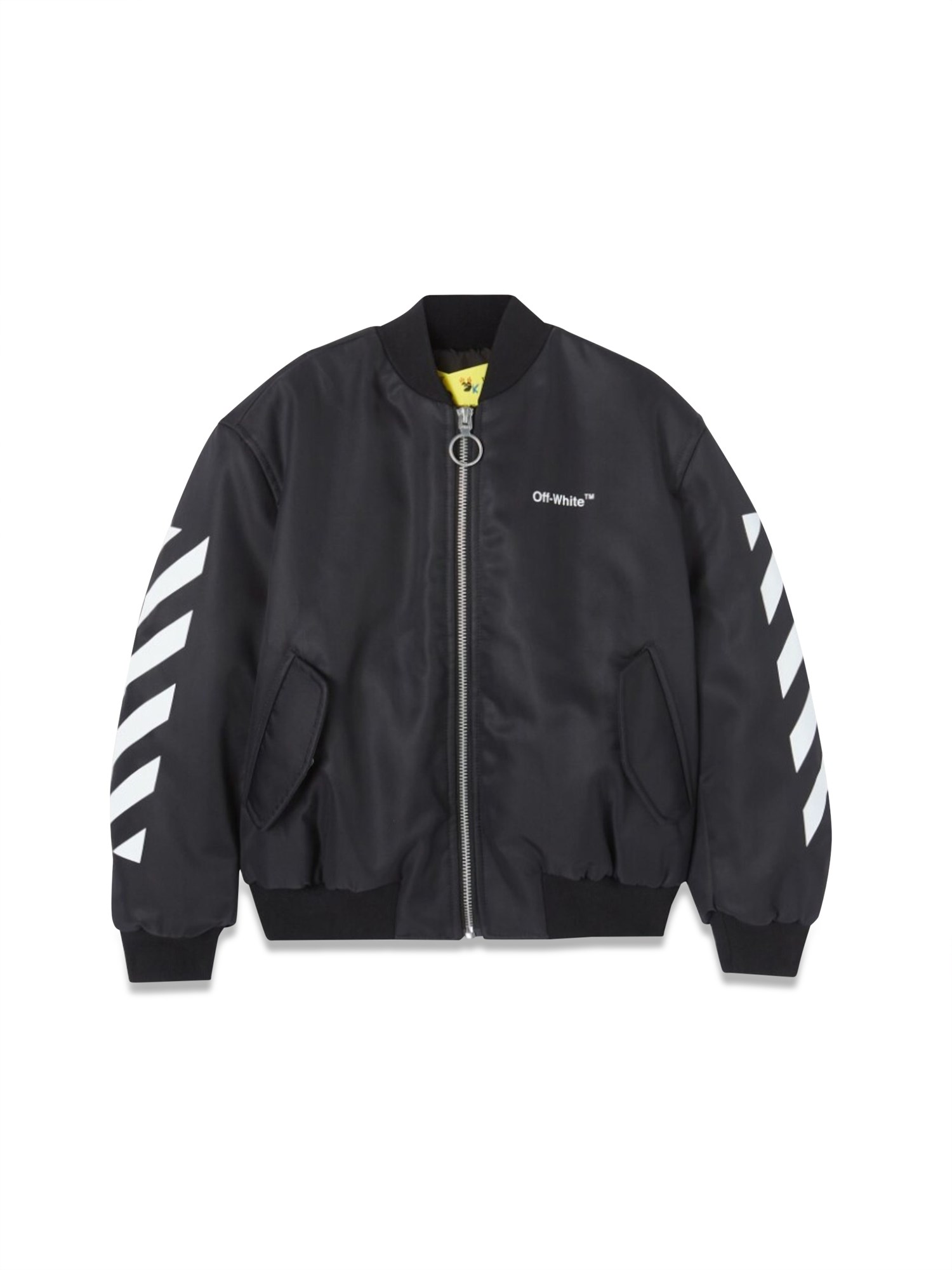 OFF-WHITE off-white helvetica diag nylon bomber