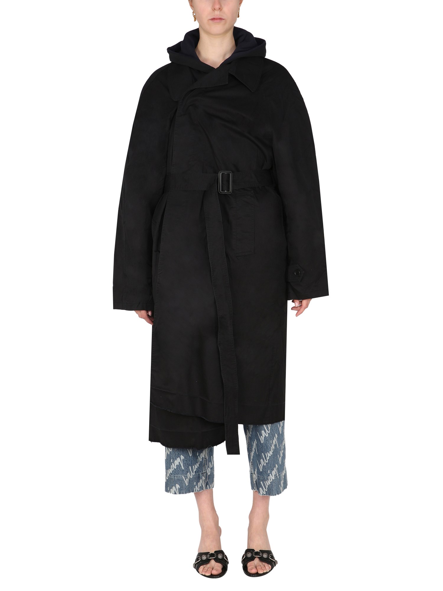 Balenciaga balenciaga oversize carcoat