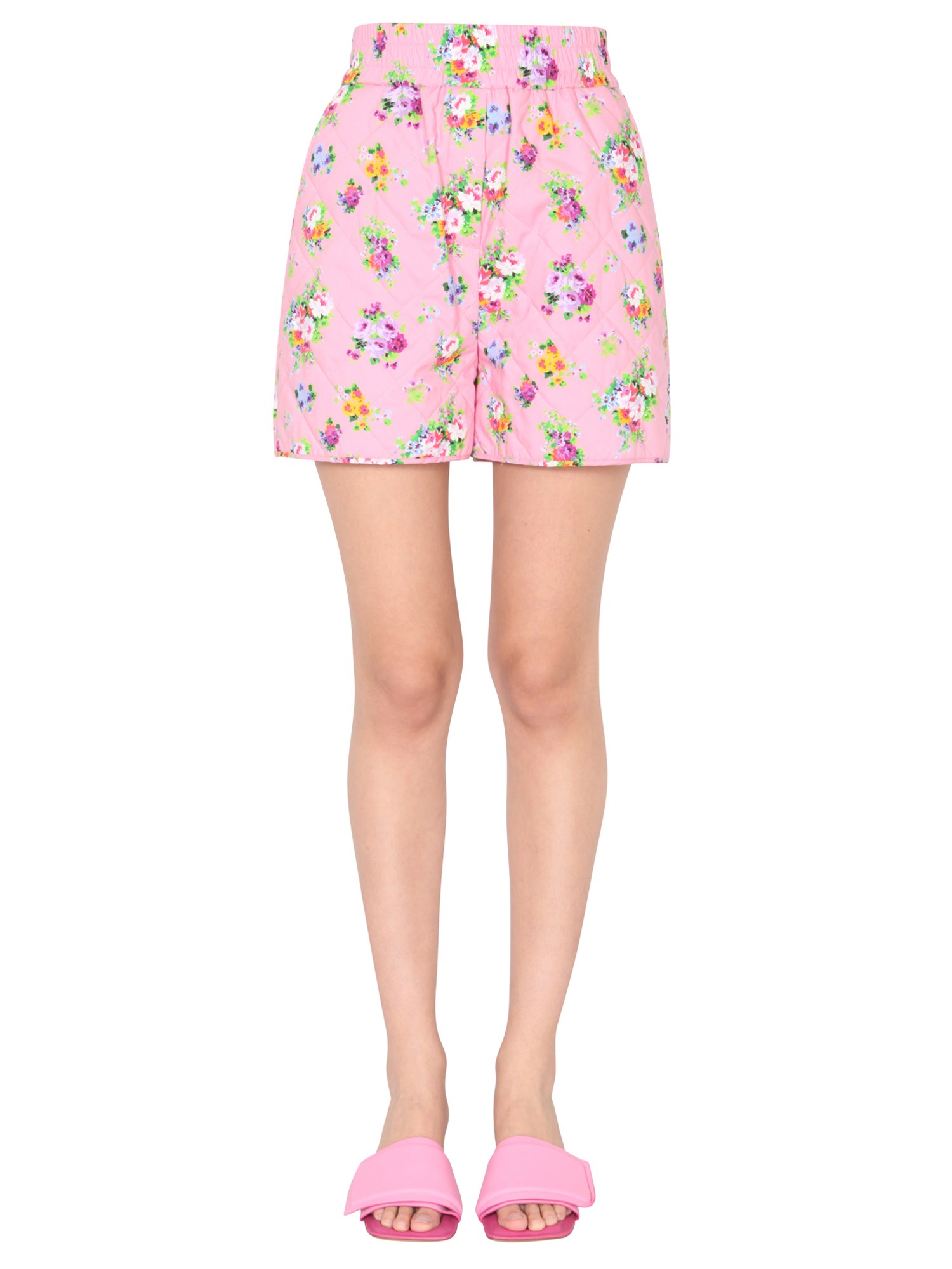 Msgm msgm "micro bouquet" print shorts