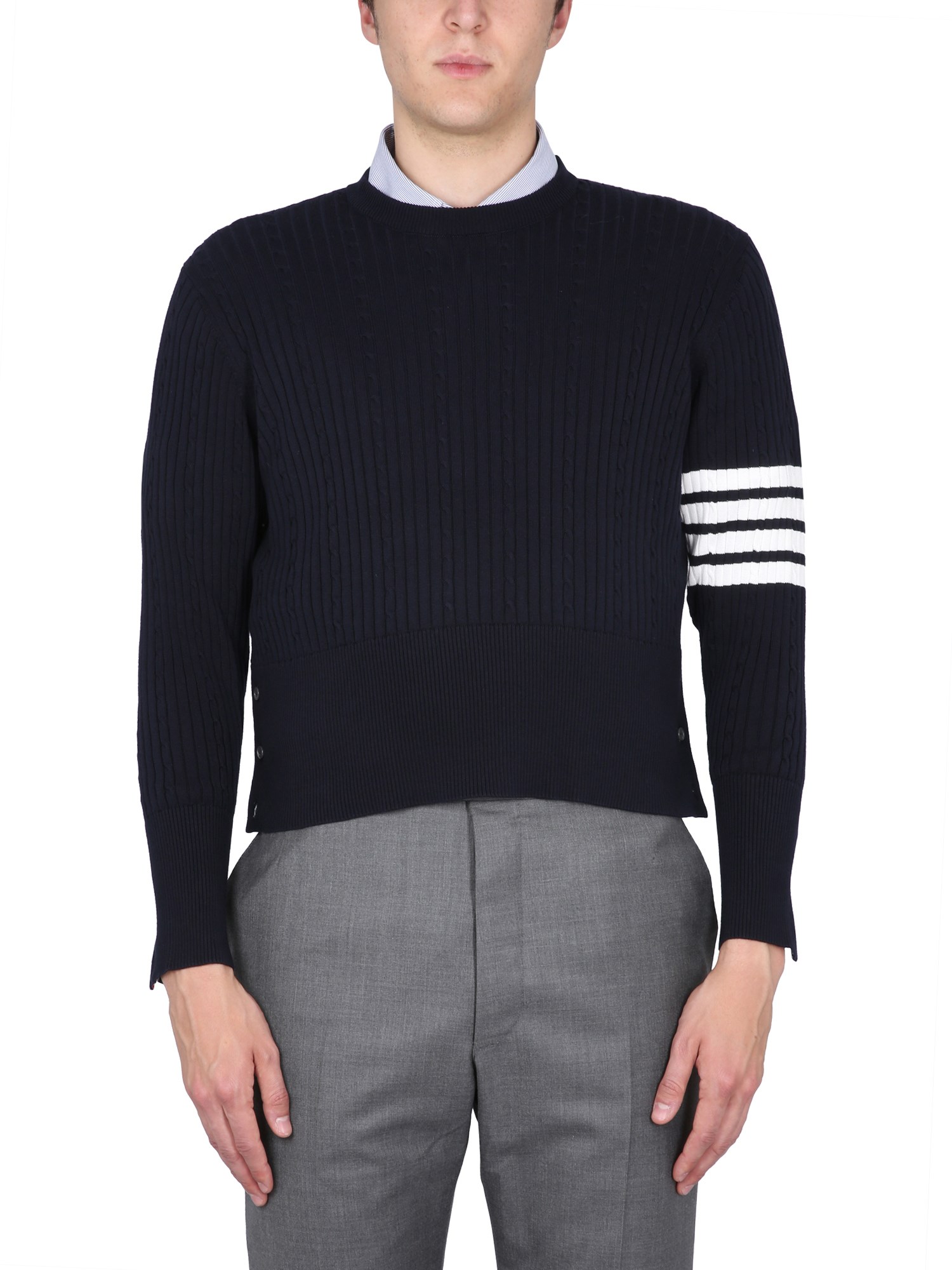 Thom Browne thom browne 4bar stripe jersey