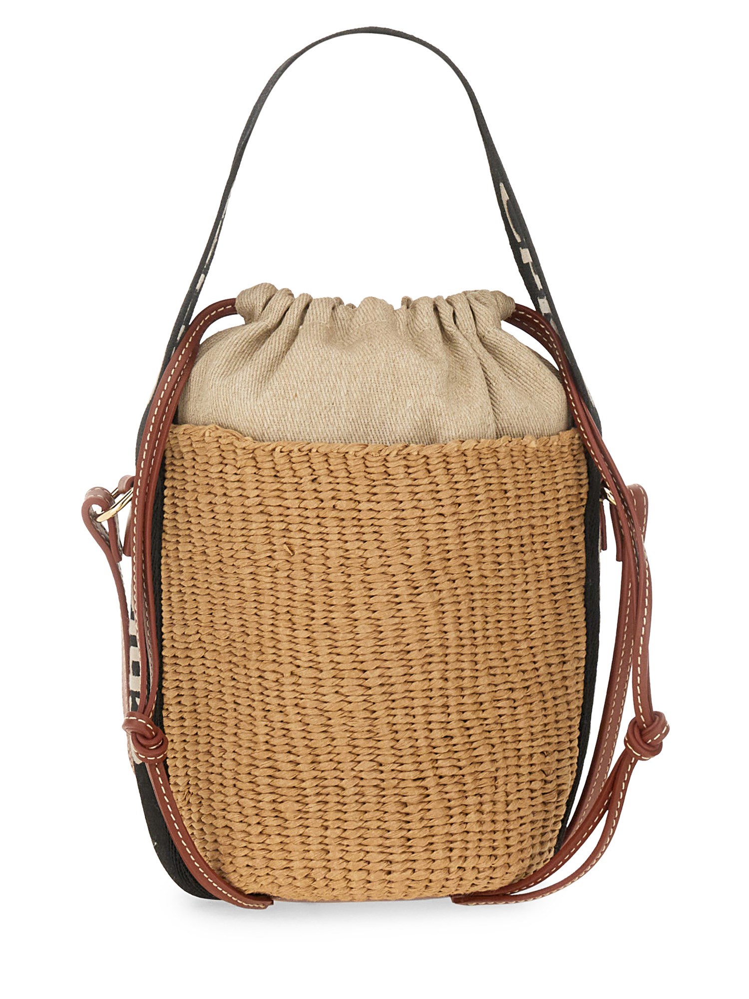  chloe' bucket bag "woody" small