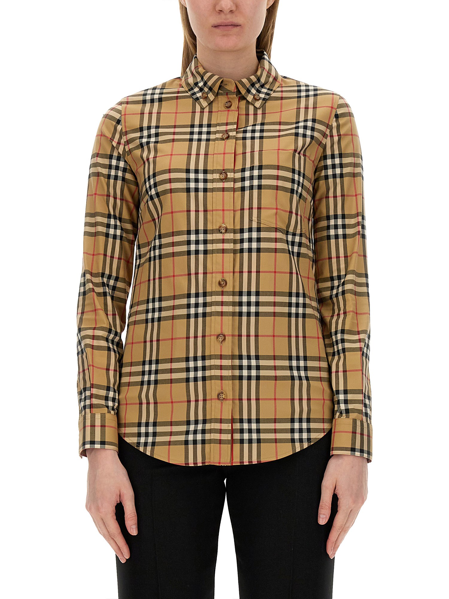 Burberry burberry shirt with check pattern