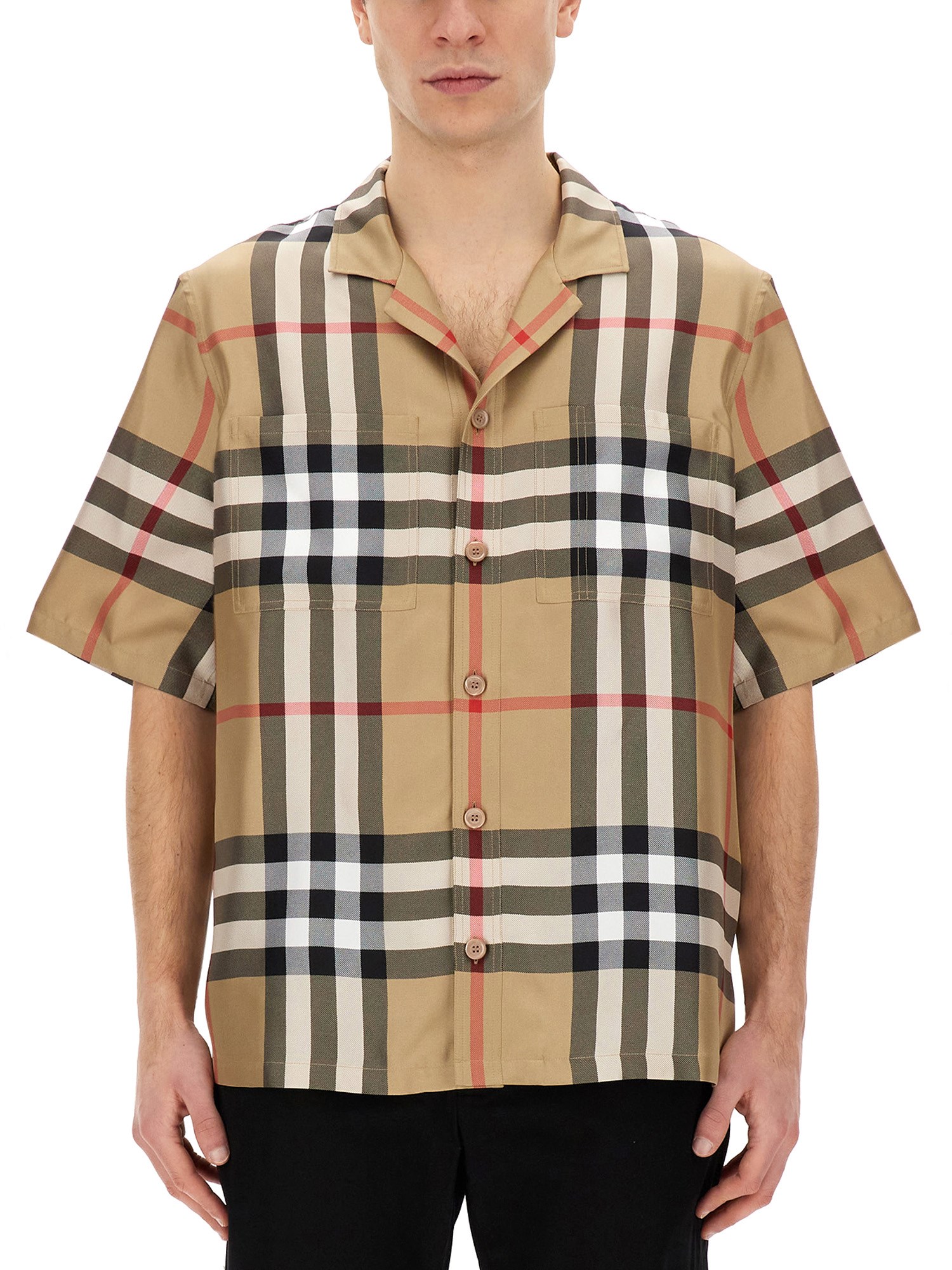 Burberry burberry check print shirt