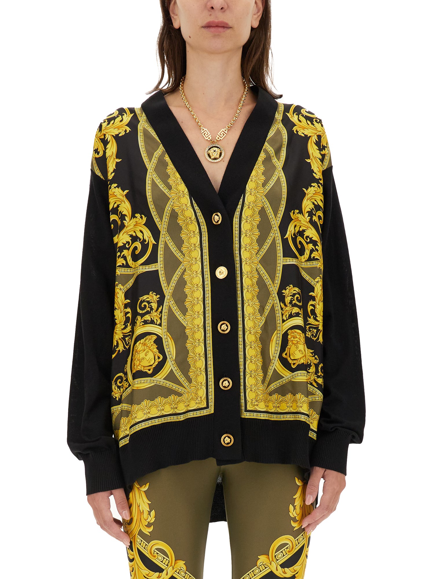 Versace versace twill knit