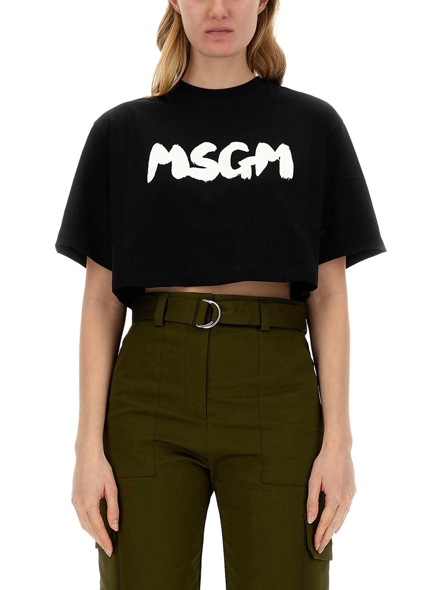 Msgm msgm t-shirt with logo