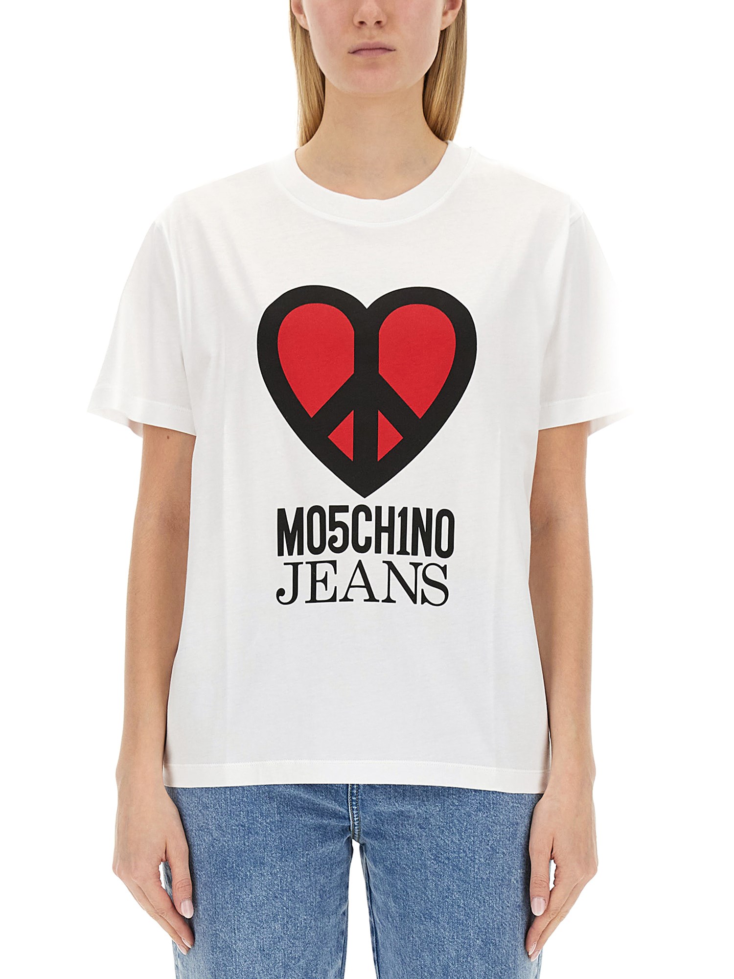 Moschino Jeans moschino jeans t-shirt with logo